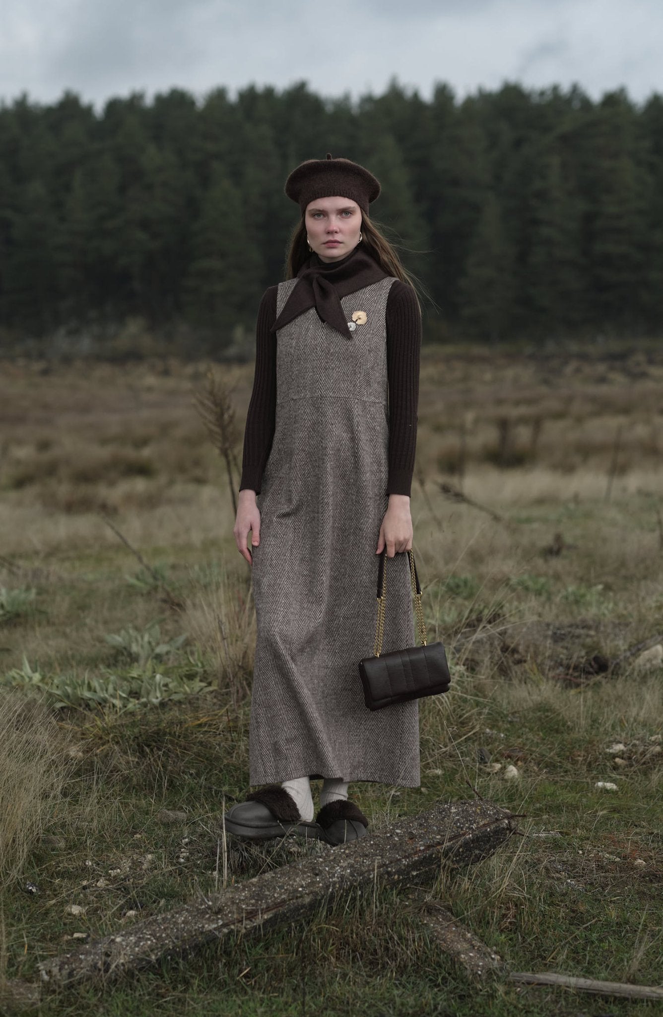 Balıksırtı Sütlü Kahve Kaşe Jile - Fatma Atasoy