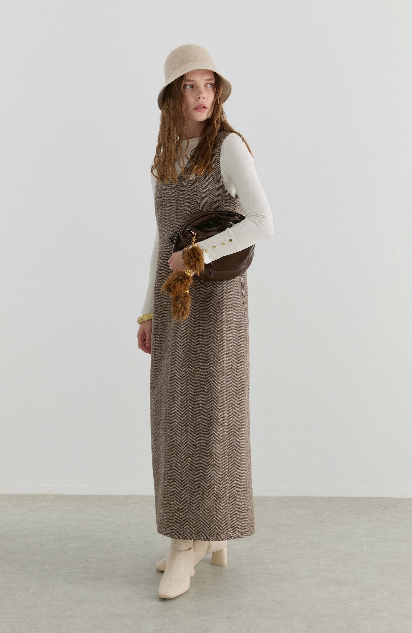 Balıksırtı Sütlü Kahve Kaşe Jile - Fatma Atasoy