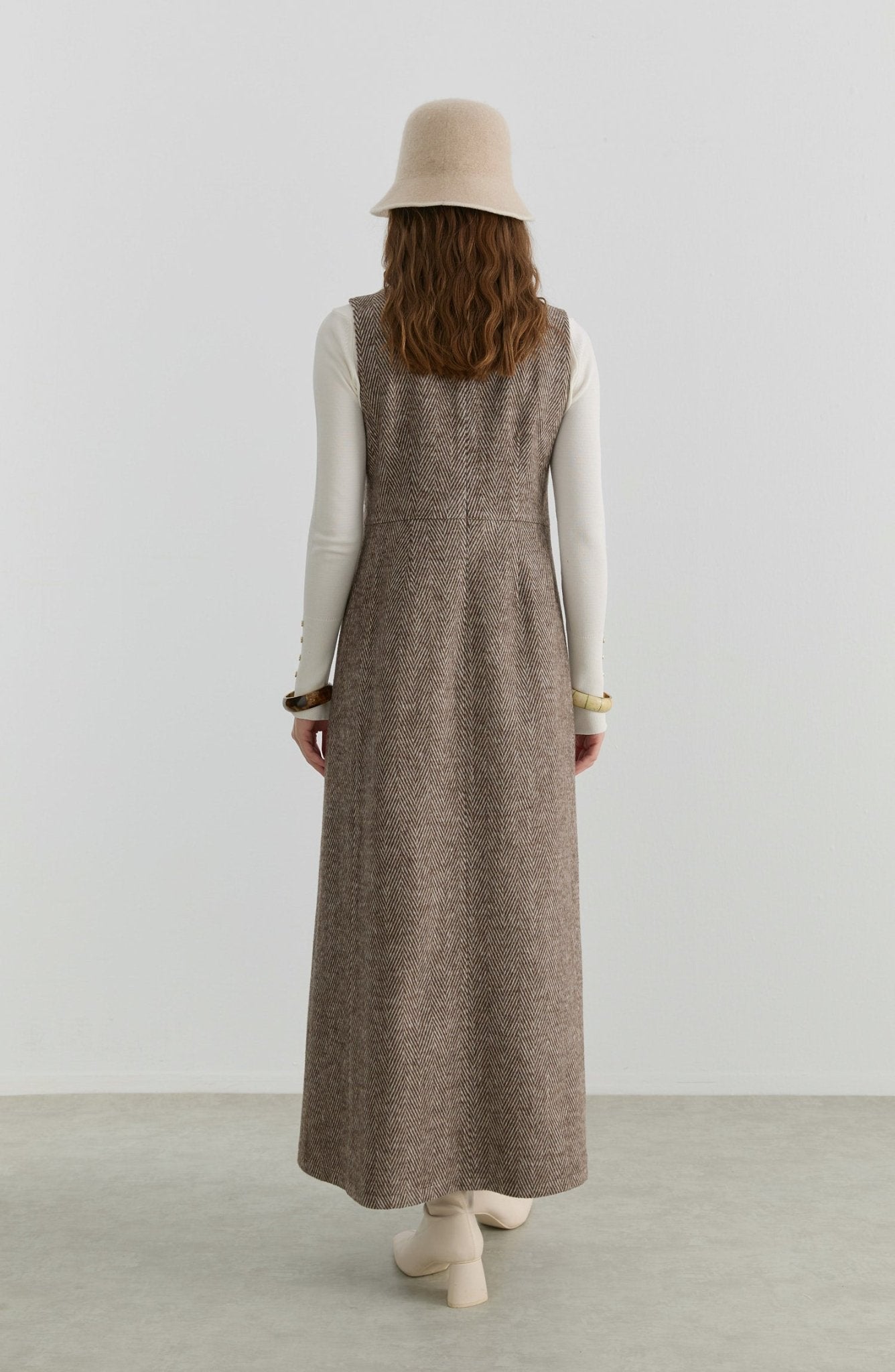 Balıksırtı Sütlü Kahve Kaşe Jile - Fatma Atasoy