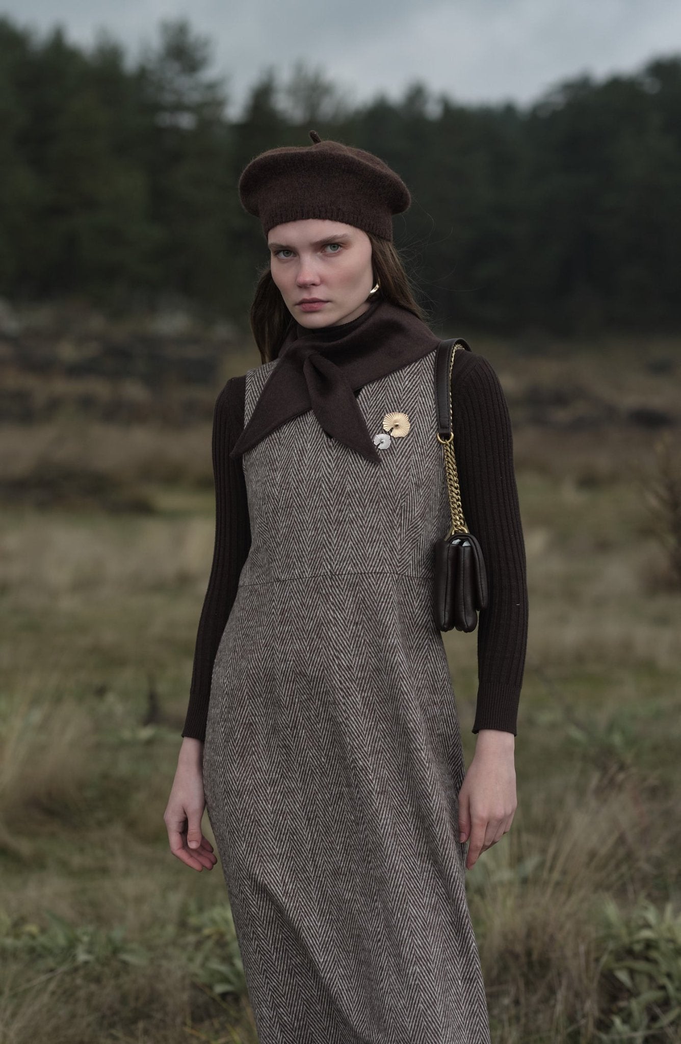 Balıksırtı Sütlü Kahve Kaşe Jile - Fatma Atasoy