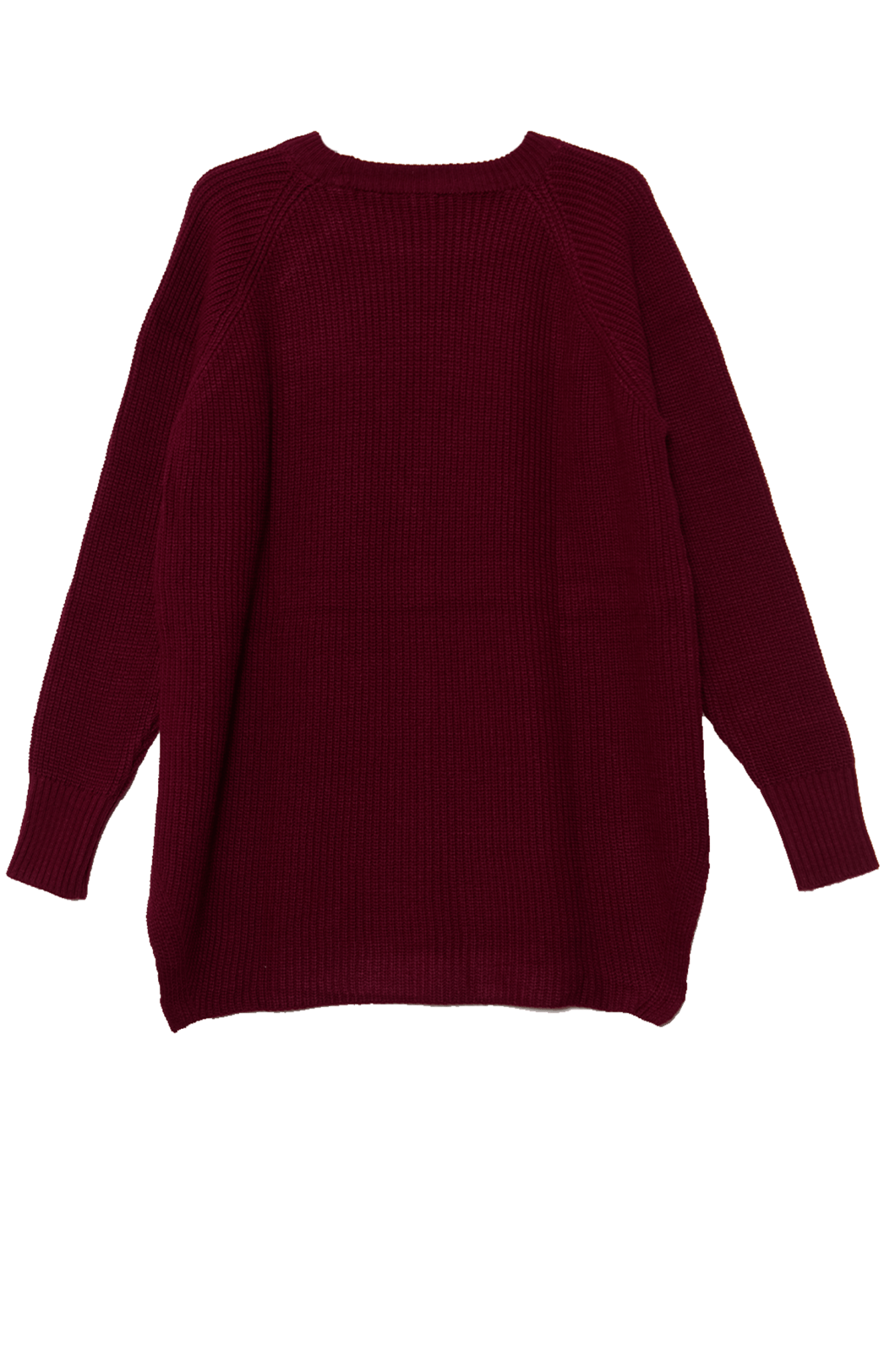 Basic Fitilli Bordo Triko İkili Takım - Fatma Atasoy