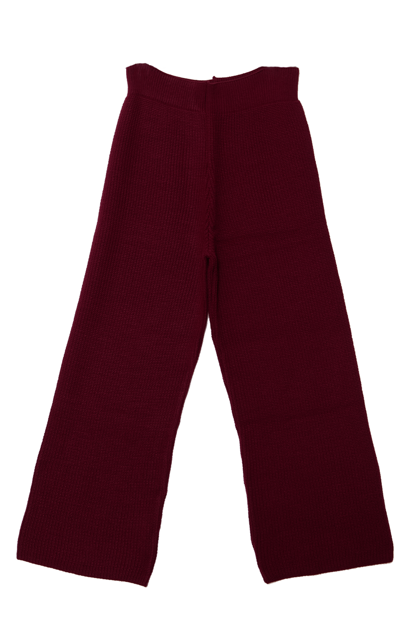 Basic Fitilli Bordo Triko İkili Takım - Fatma Atasoy