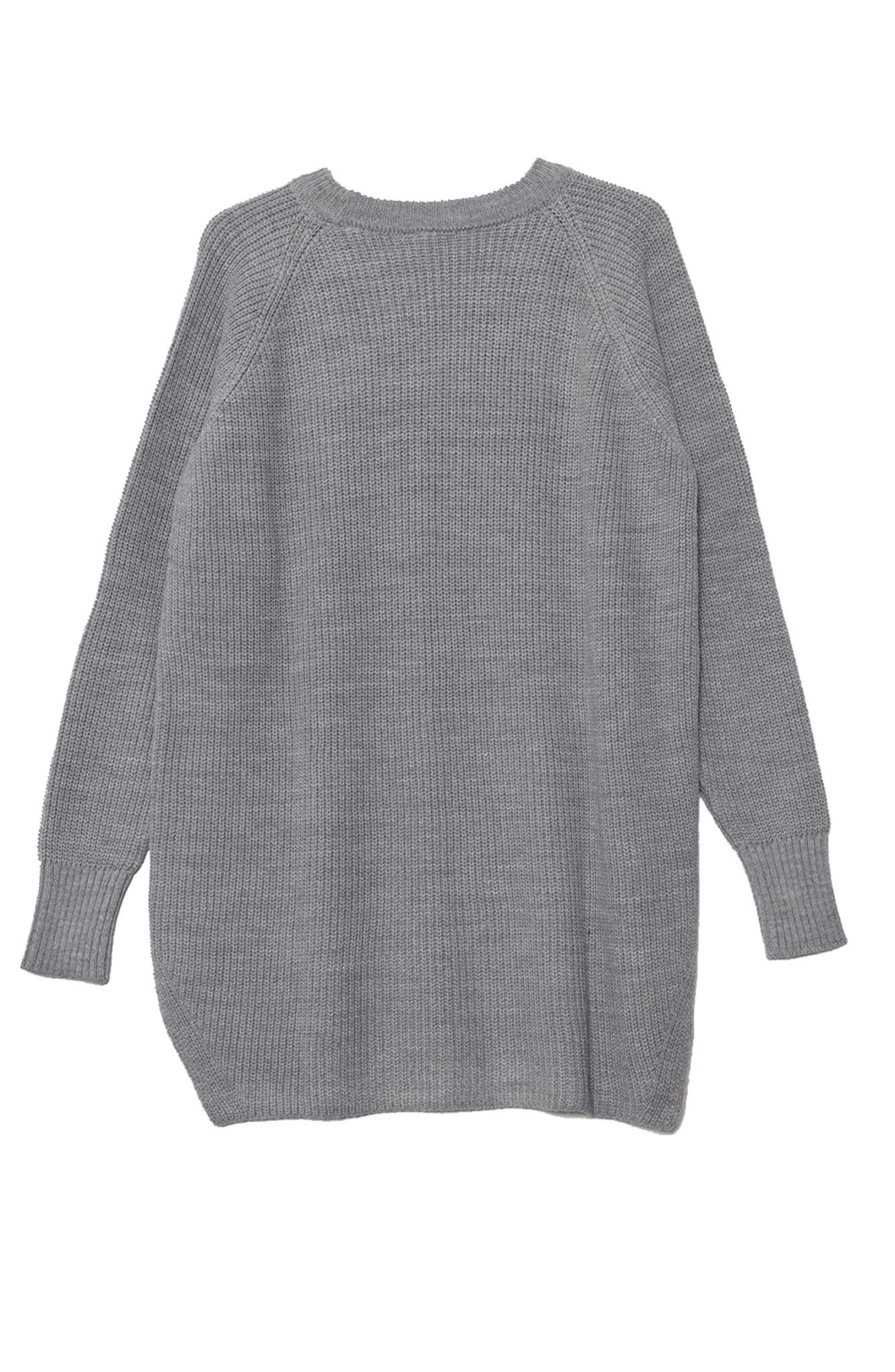 Basic Fitilli Gri Triko İkili Takım - Fatma Atasoy