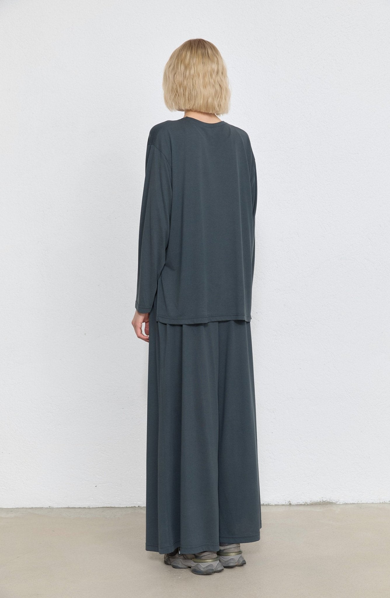 Basic Soft Touch Modal Füme İkili Takım - Fatma Atasoy