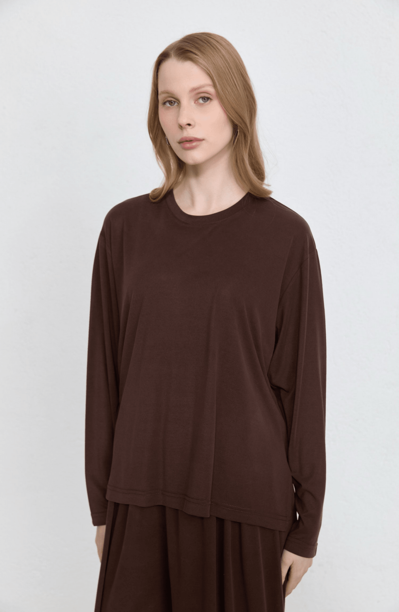 Basic Soft Touch Modal Kahverengi İkili Takım - Fatma Atasoy