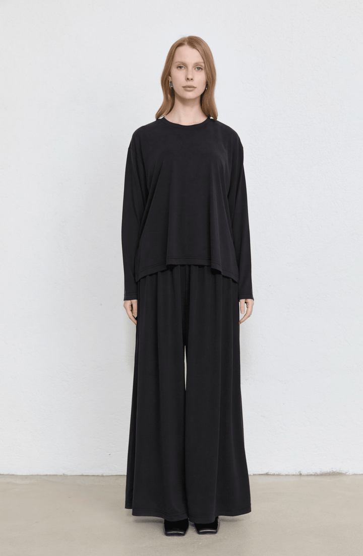 Basic Soft Touch Modal Siyah İkili Takım - Fatma Atasoy