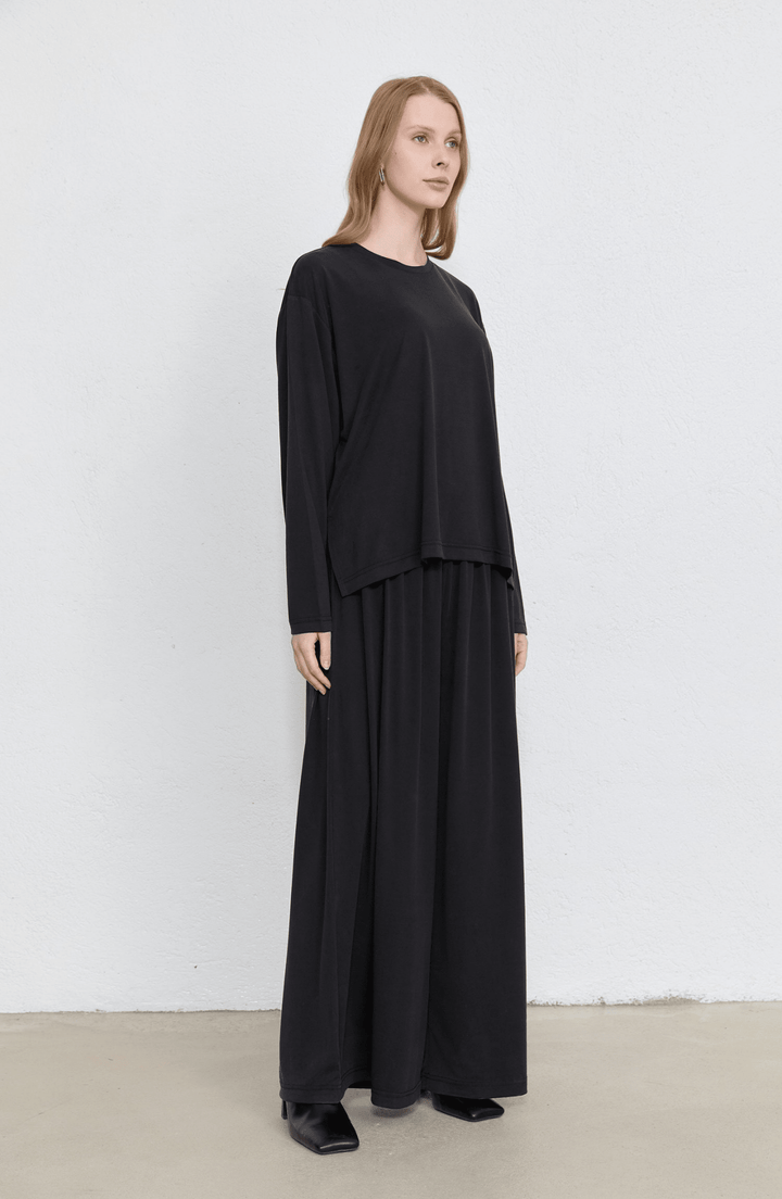 Basic Soft Touch Modal Siyah İkili Takım - Fatma Atasoy