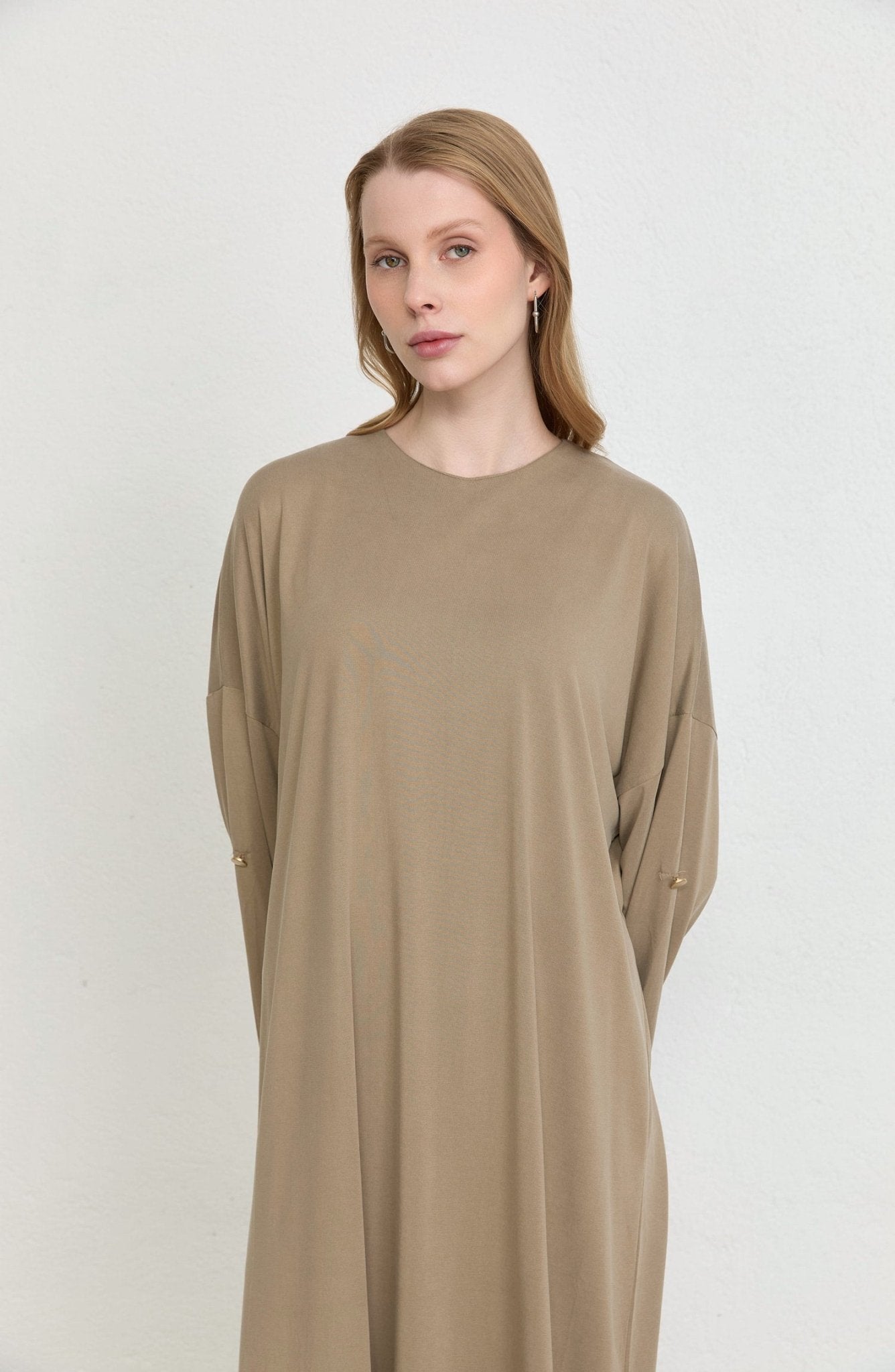 Basic Soft Touch Modal Vizon Elbise - Fatma Atasoy