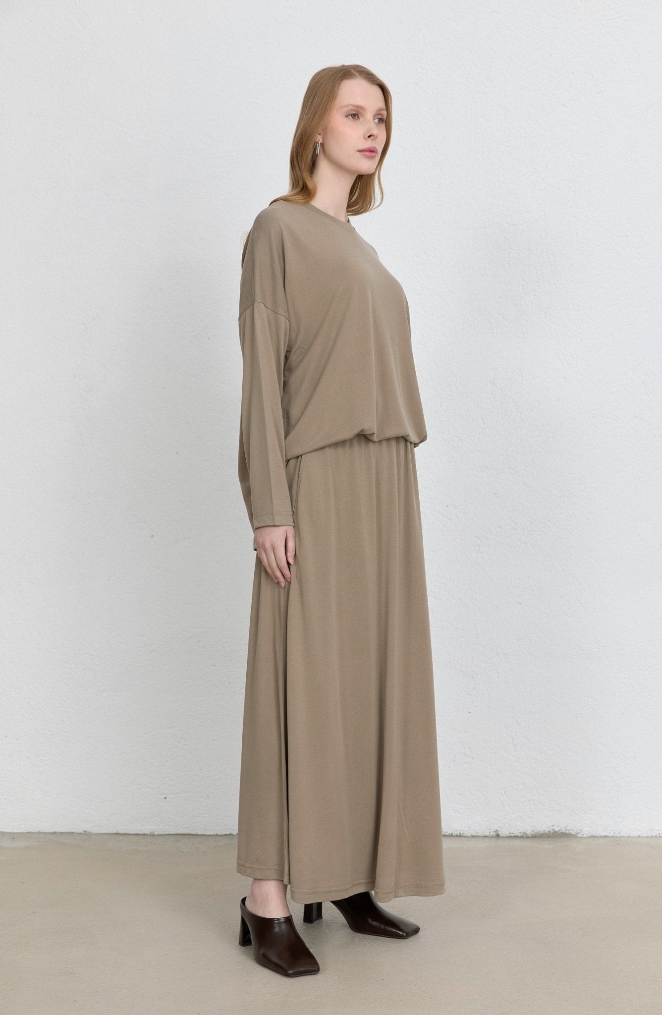 Basic Soft Touch Modal Vizon Etekli İkili Takım - Fatma Atasoy