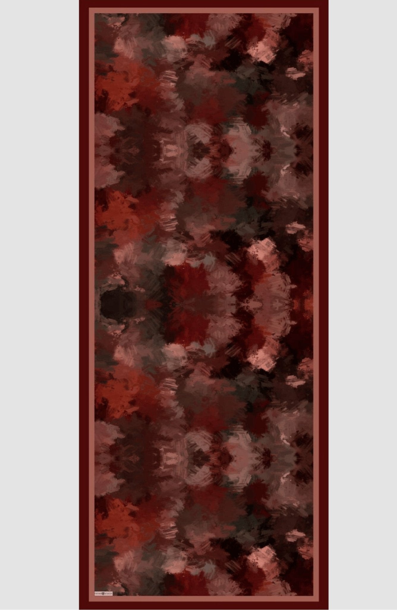 Batik Bordo Desenli Şal - Fatma Atasoy