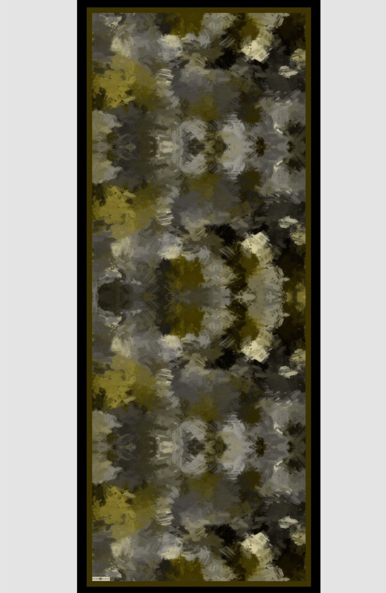 Batik Haki Desenli Şal - Fatma Atasoy
