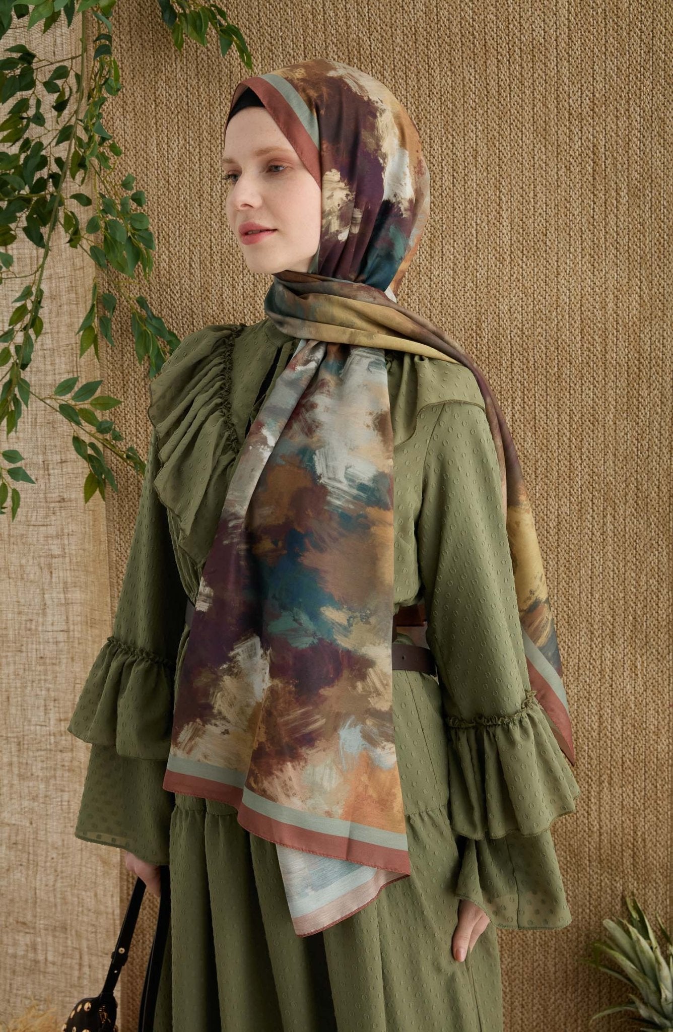 Batik Kiremit Desenli Şal - Fatma Atasoy
