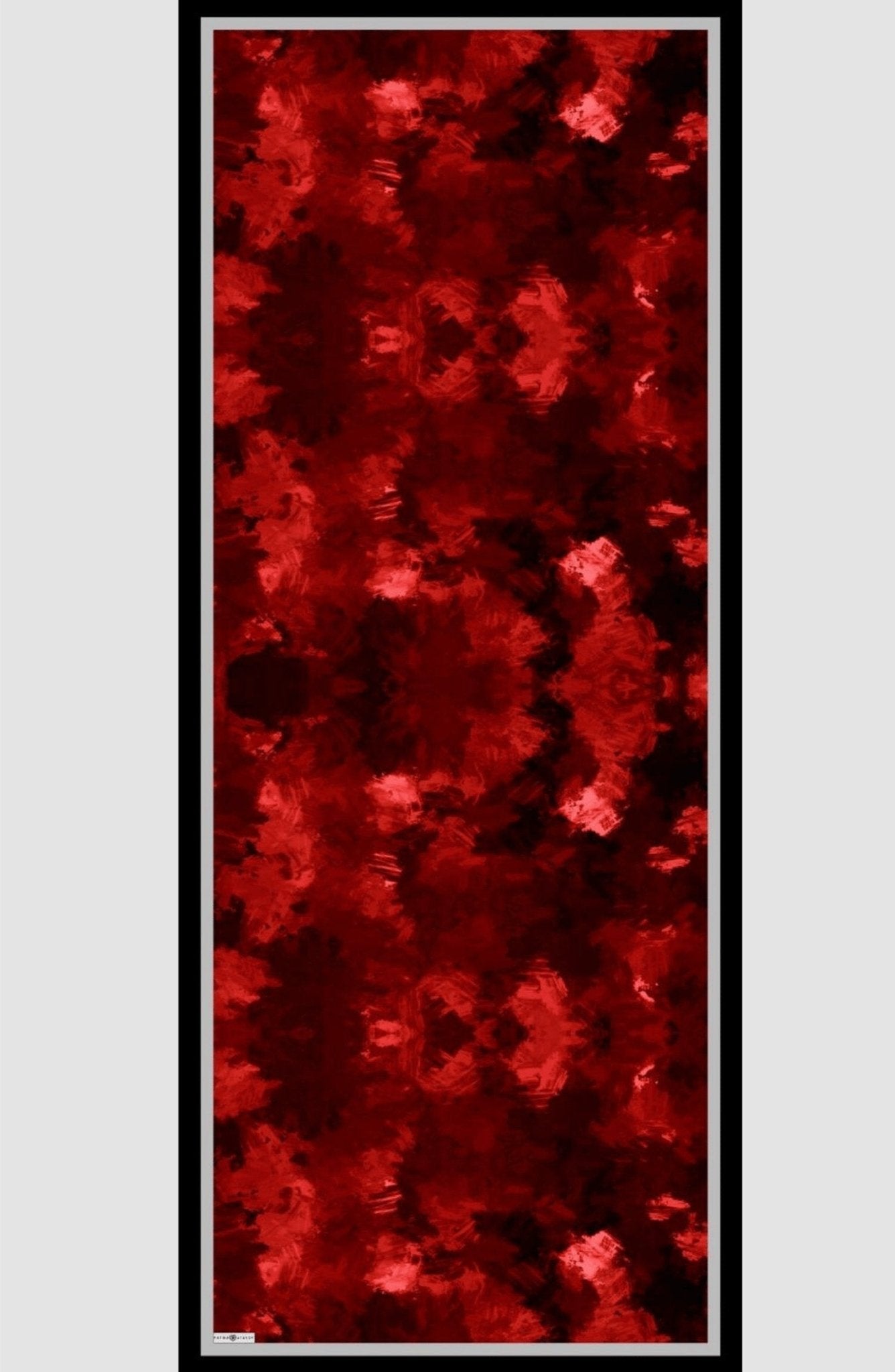 Batik Kırmızı Desenli Şal - Fatma Atasoy