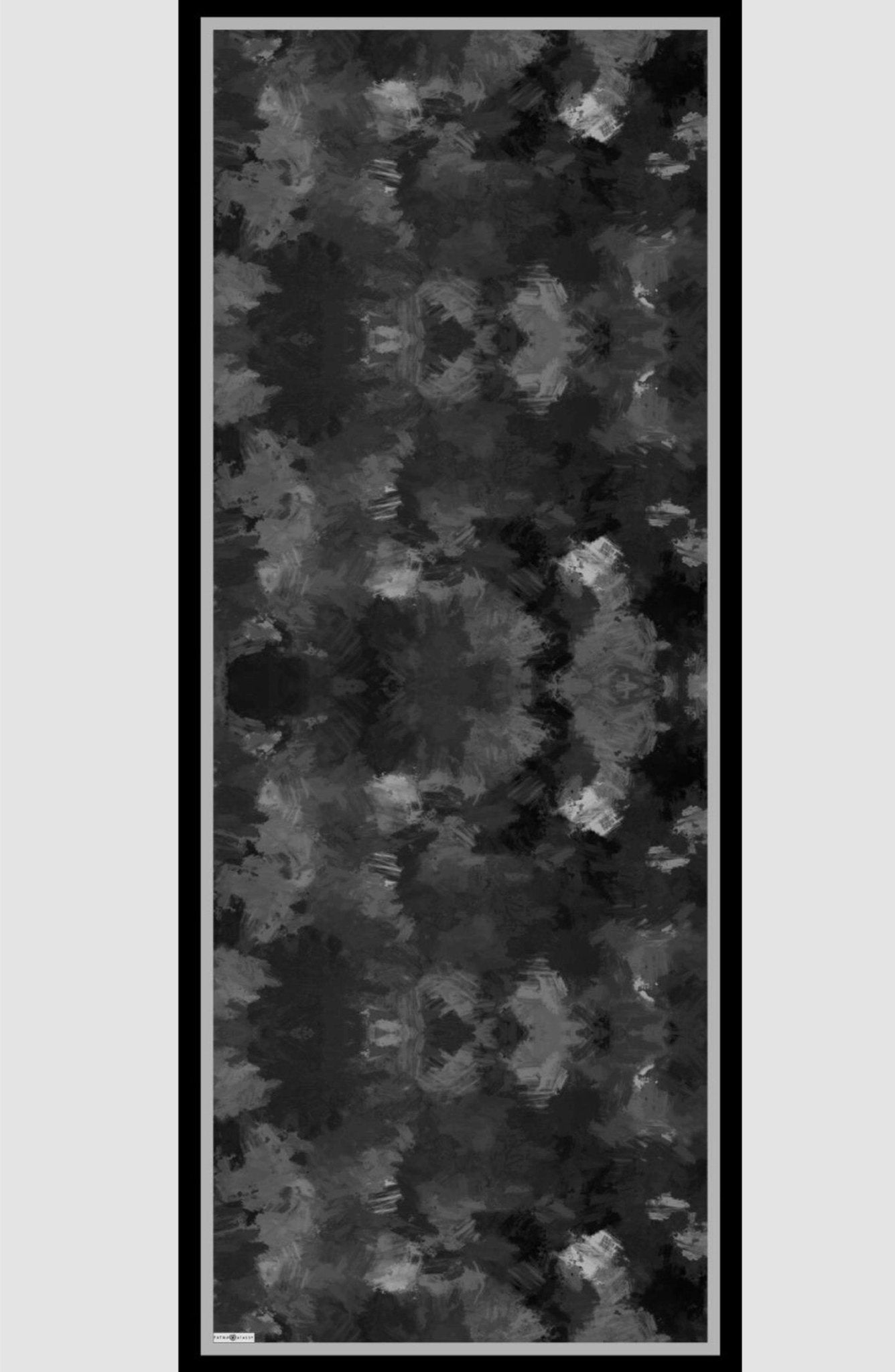 Batik Siyah Desenli Şal - Fatma Atasoy