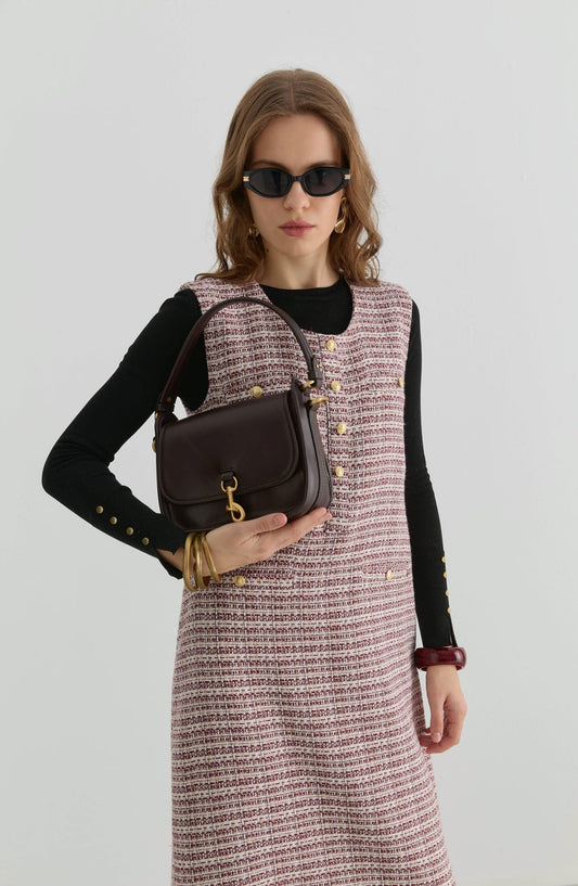 Blazer Bordo Tüvit Jile - Fatma Atasoy