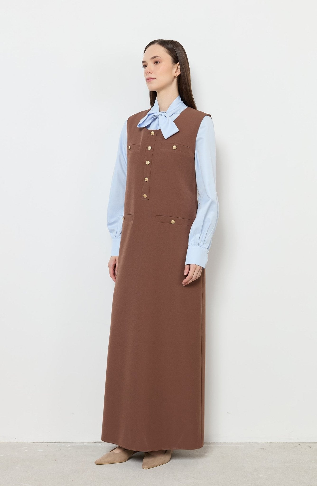 Blazer Çikolata Kahve Jile - Fatma Atasoy