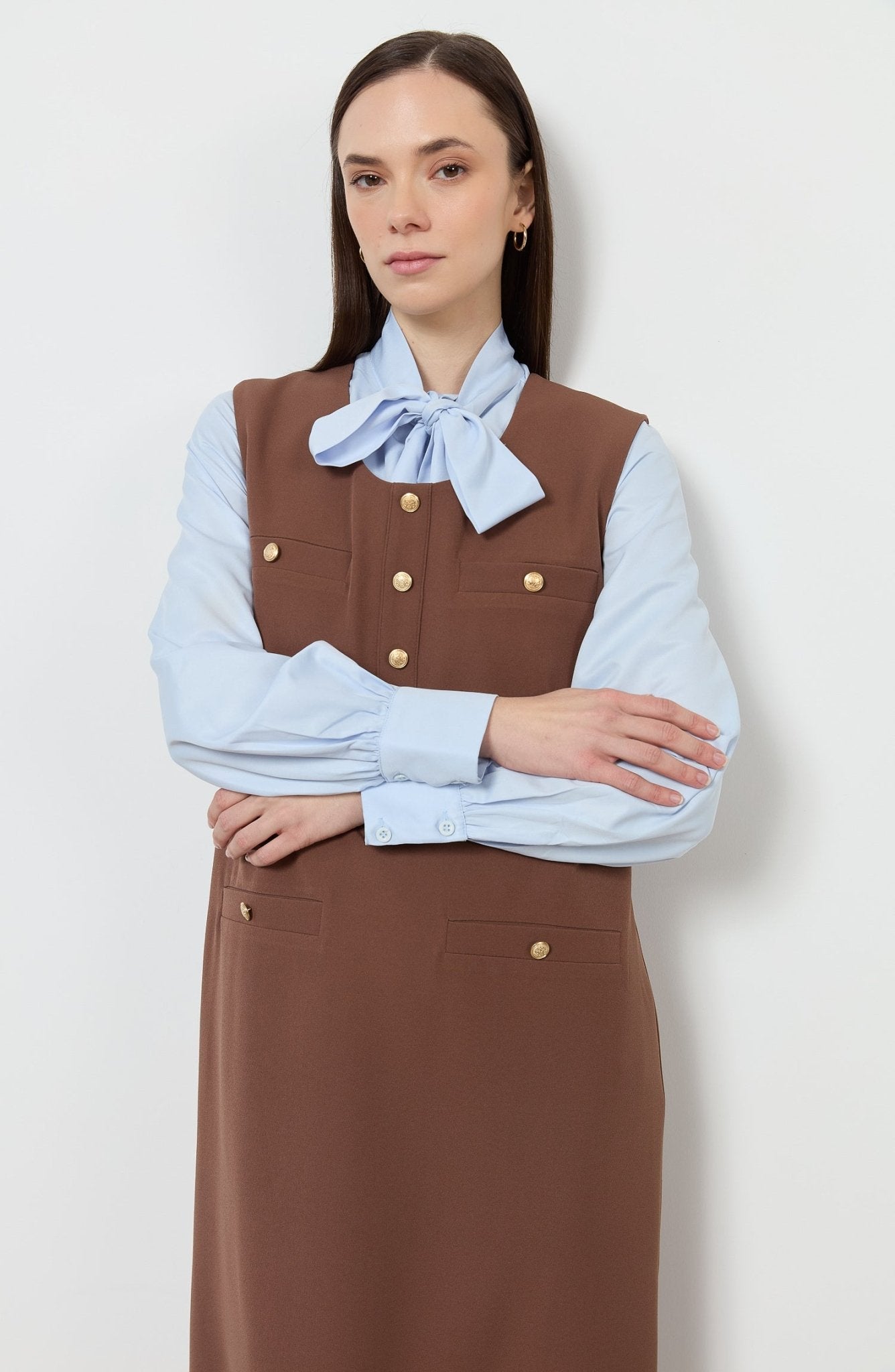 Blazer Çikolata Kahve Jile - Fatma Atasoy