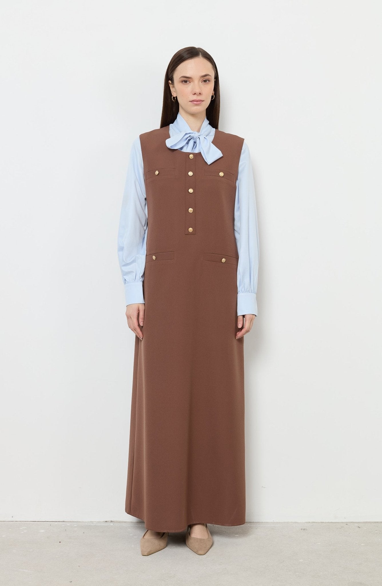 Blazer Çikolata Kahve Jile - Fatma Atasoy