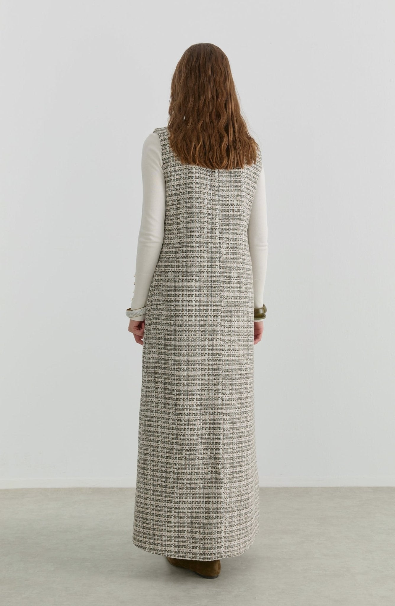 Blazer Haki Tüvit Jile - Fatma Atasoy