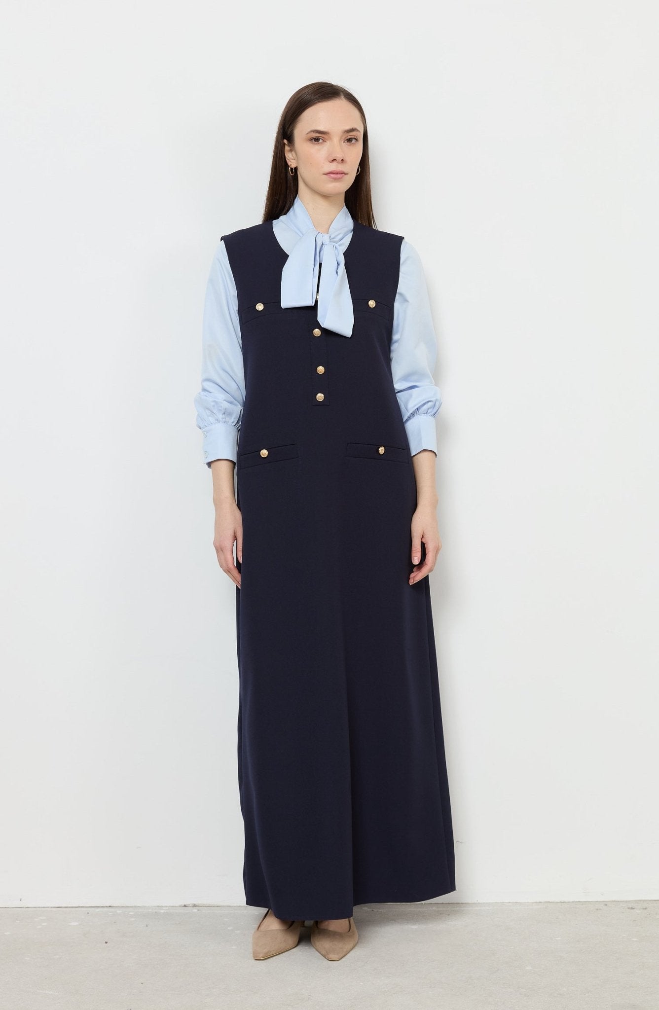 Blazer Lacivert Jile - Fatma Atasoy