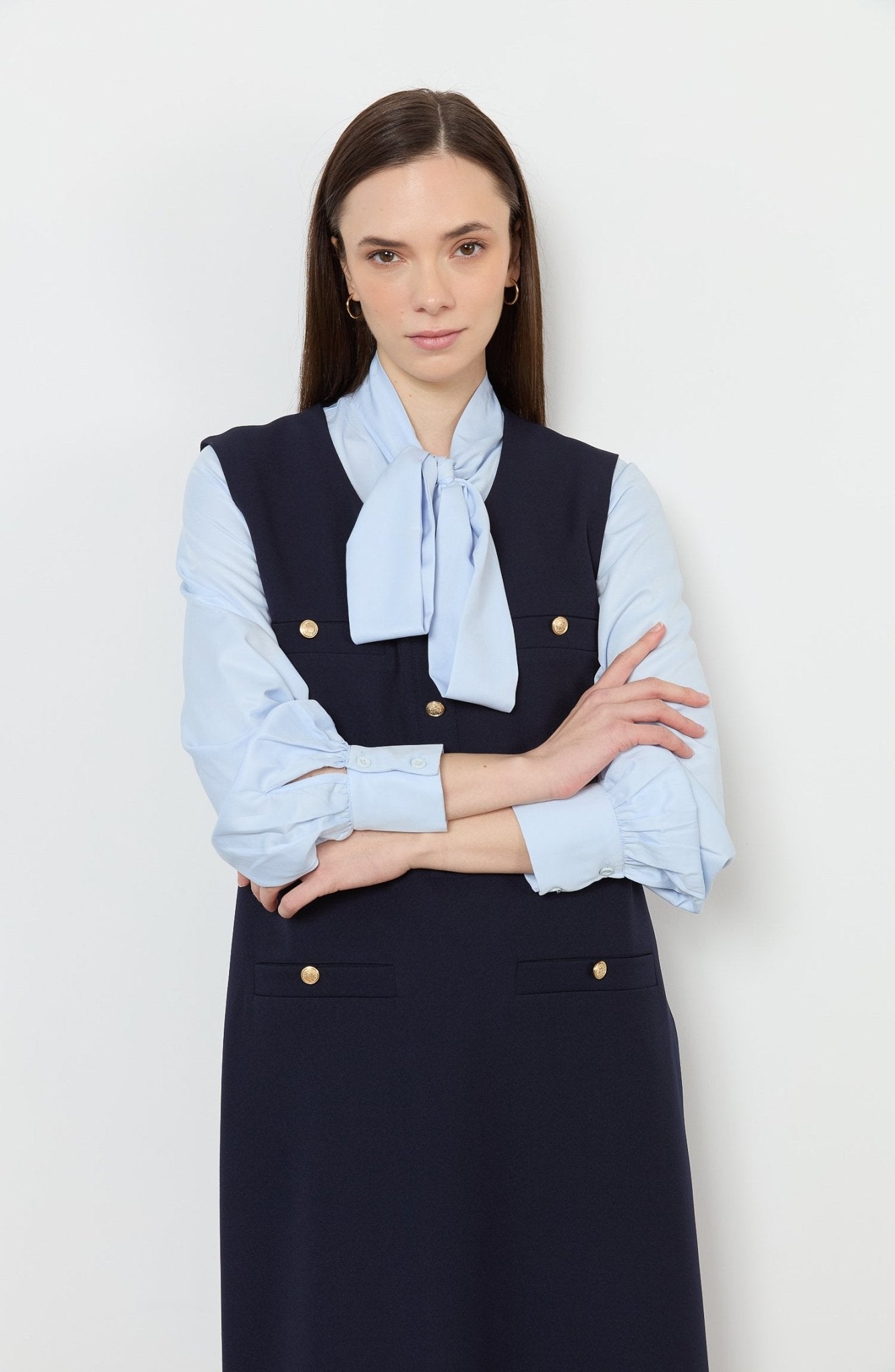 Blazer Lacivert Jile - Fatma Atasoy