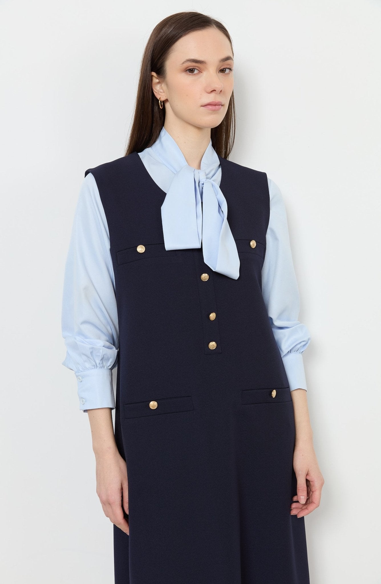 Blazer Lacivert Jile - Fatma Atasoy