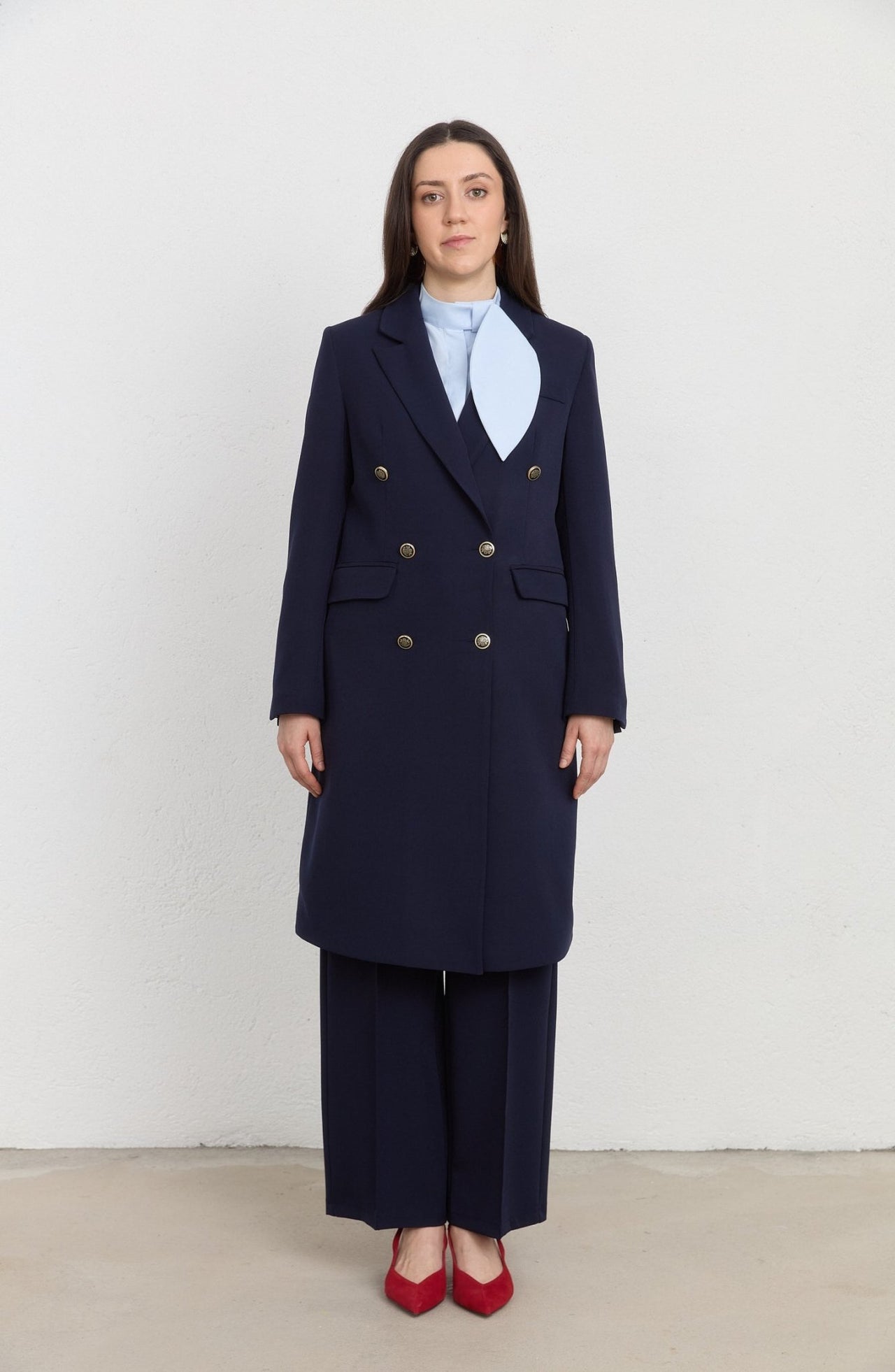Blazer Lacivert Tek Ceket - Fatma Atasoy