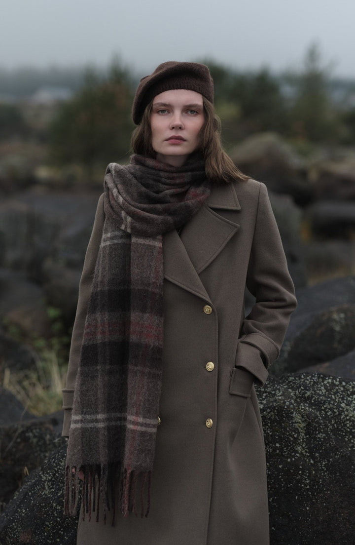 Blazer Maksi Vizon Kaşmir Kaban - Fatma Atasoy