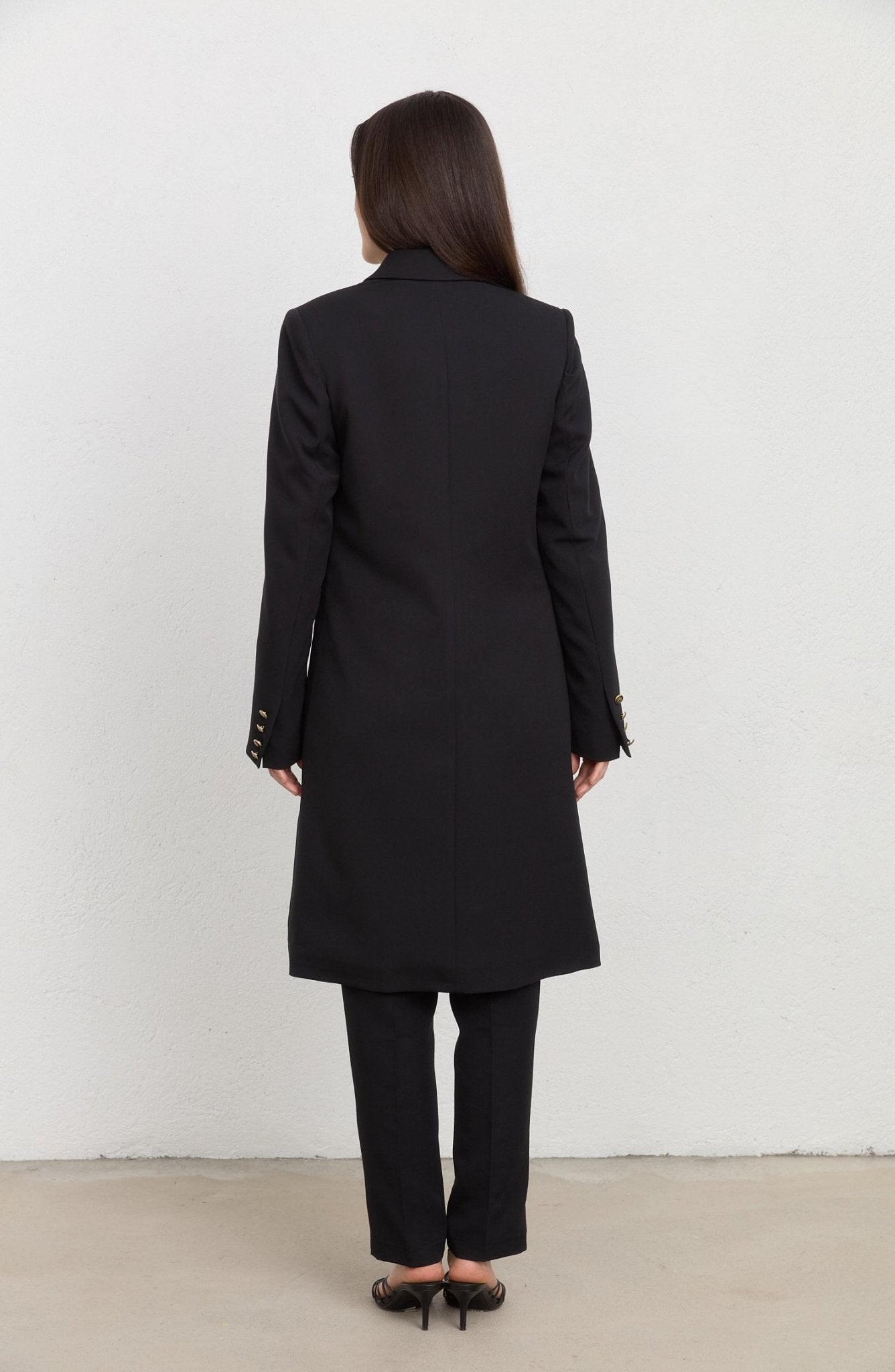 Blazer Siyah Tek Ceket - Fatma Atasoy