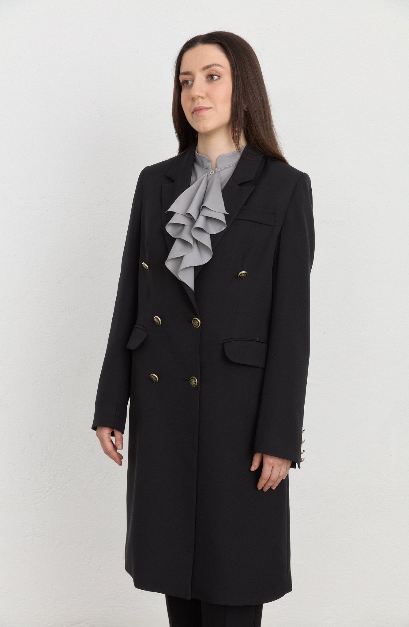 Blazer Siyah Tek Ceket - Fatma Atasoy