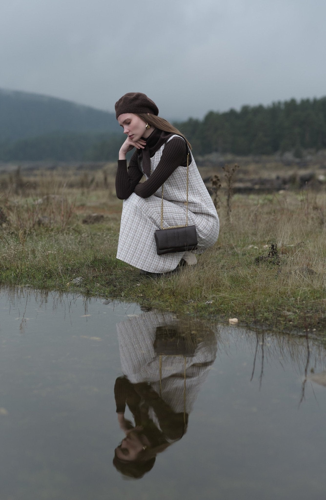 Blazer Sütlü Kahve Tüvit Jile - Fatma Atasoy