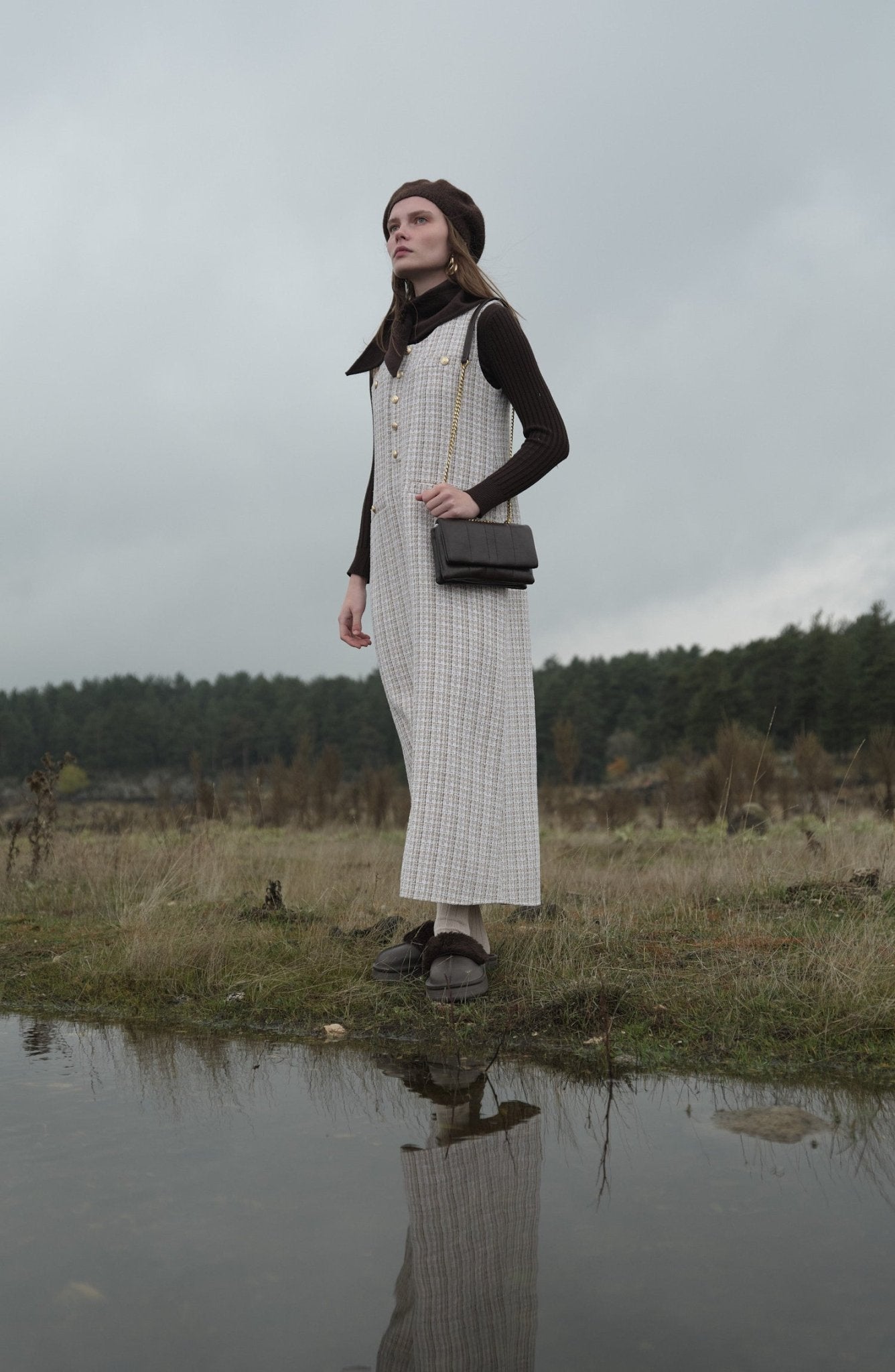 Blazer Sütlü Kahve Tüvit Jile - Fatma Atasoy