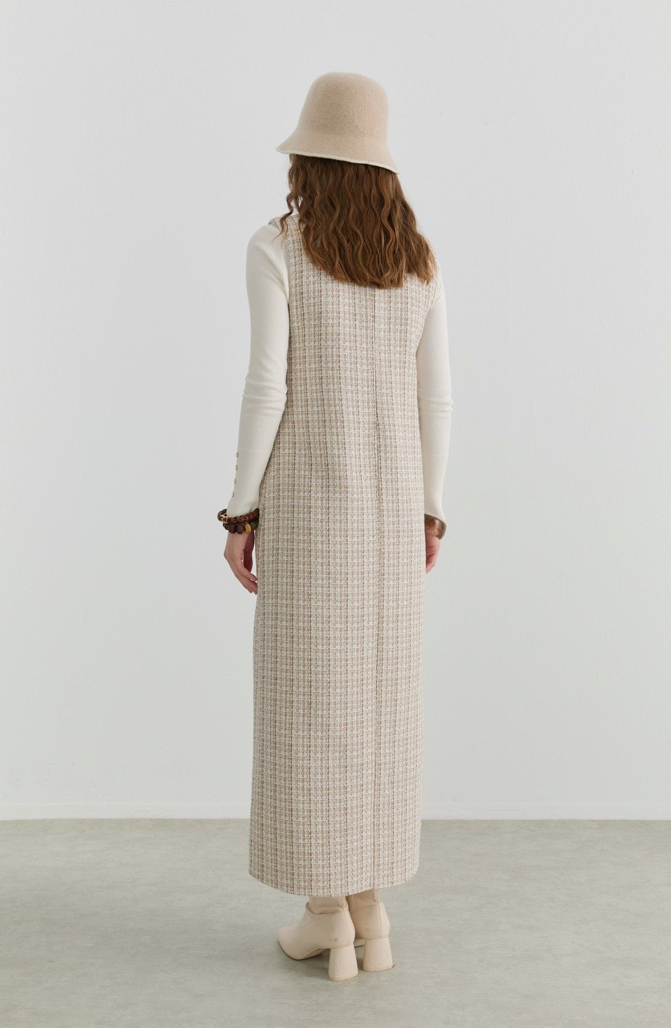 Blazer Sütlü Kahve Tüvit Jile - Fatma Atasoy