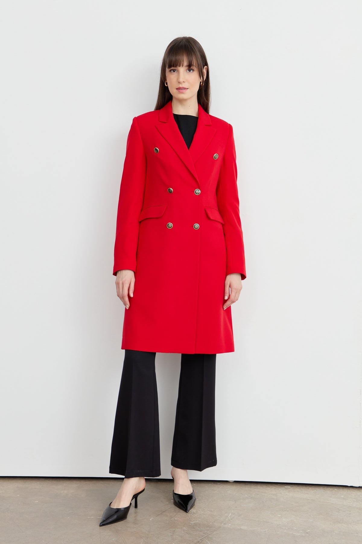 Blazer Tek Ceket Kırmızı - Fatma Atasoy