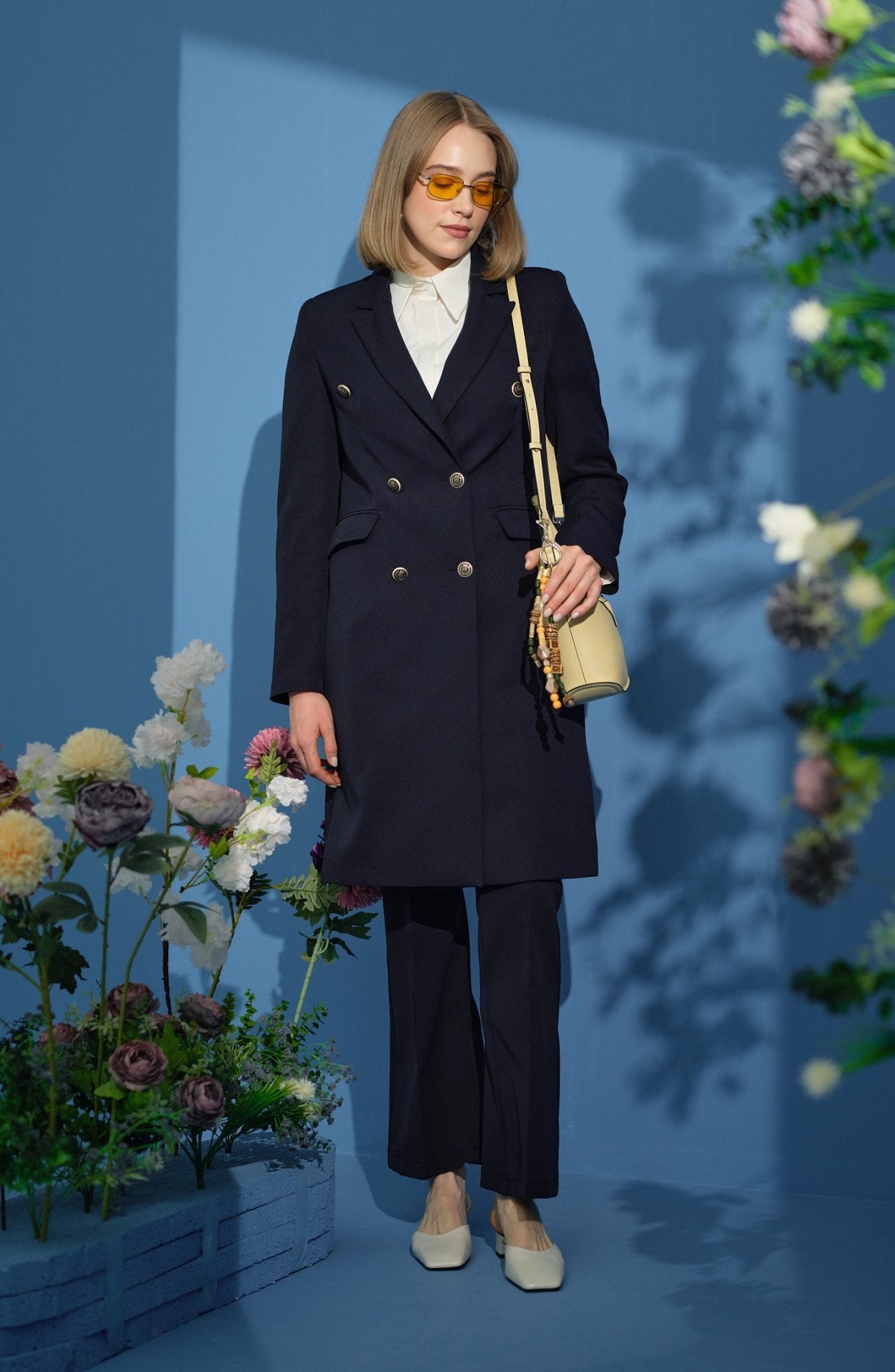 Blazer Tek Ceket Lacivert - Fatma Atasoy