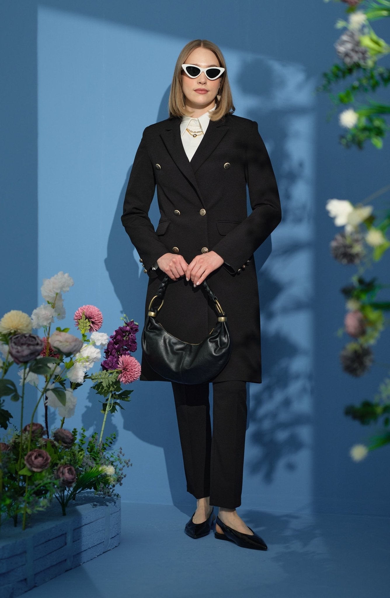 Blazer Tek Ceket Siyah - Fatma Atasoy