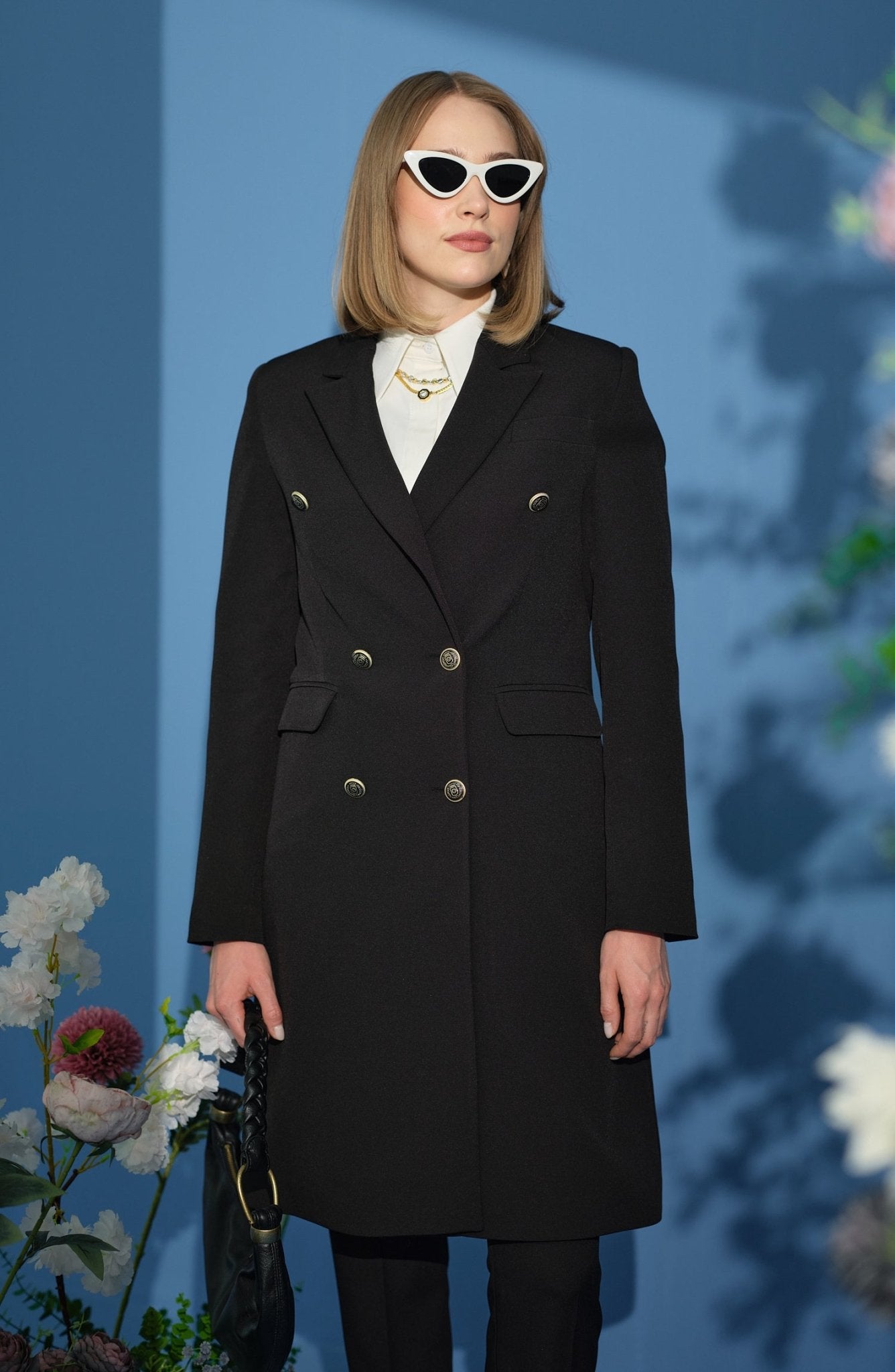 Blazer Tek Ceket Siyah - Fatma Atasoy