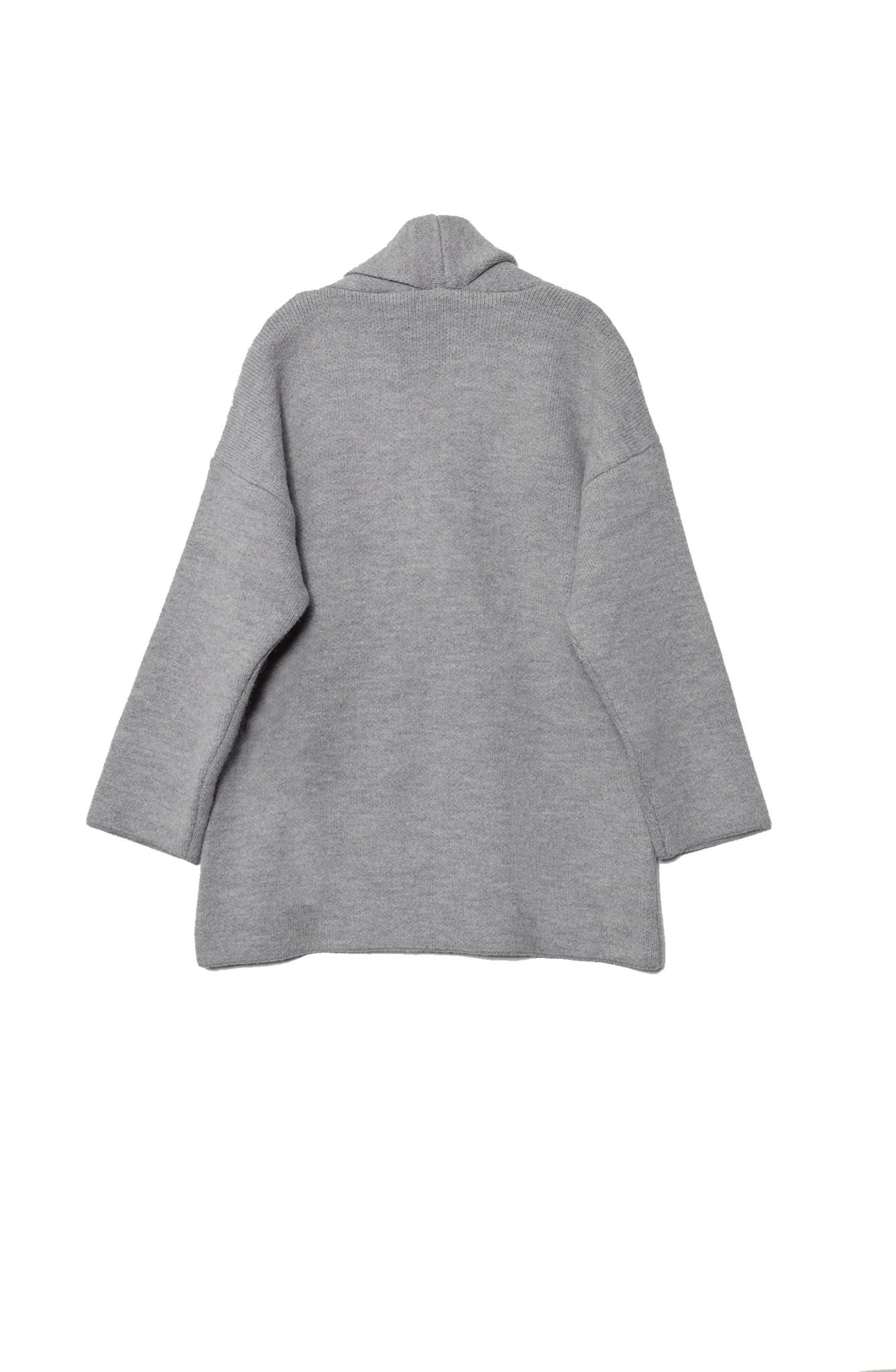 Çelik Örme Blazer Gri Triko Ceket - Fatma Atasoy