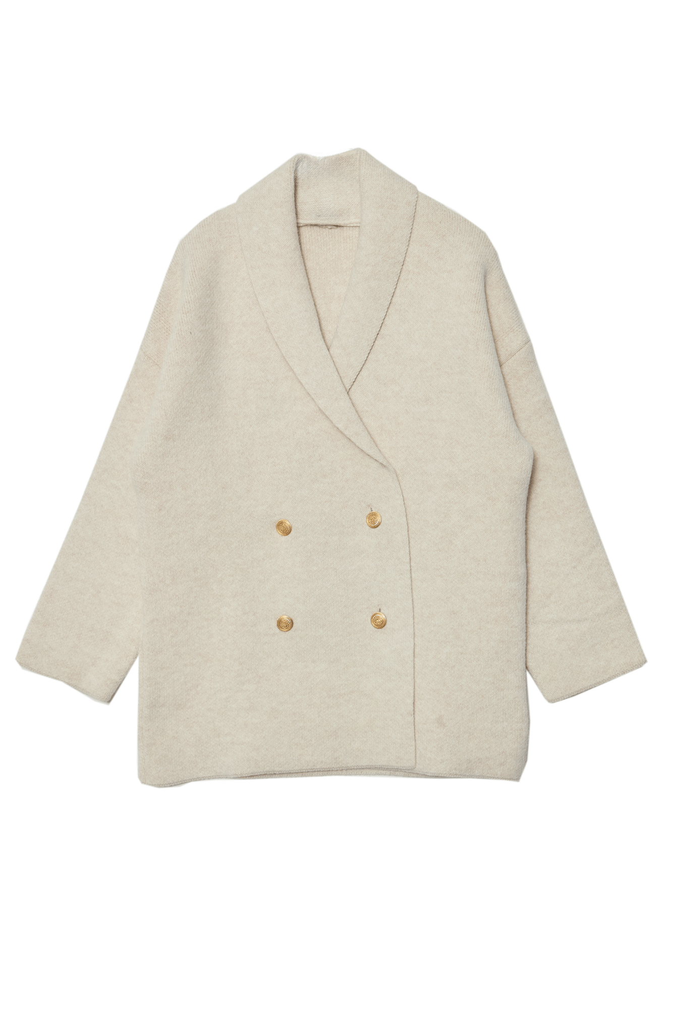 Çelik Örme Blazer Taş Triko Ceket - Fatma Atasoy