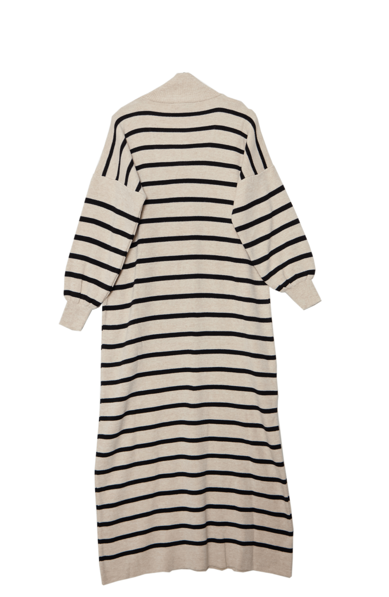 Çizgili Taş Triko Elbise - Fatma Atasoy