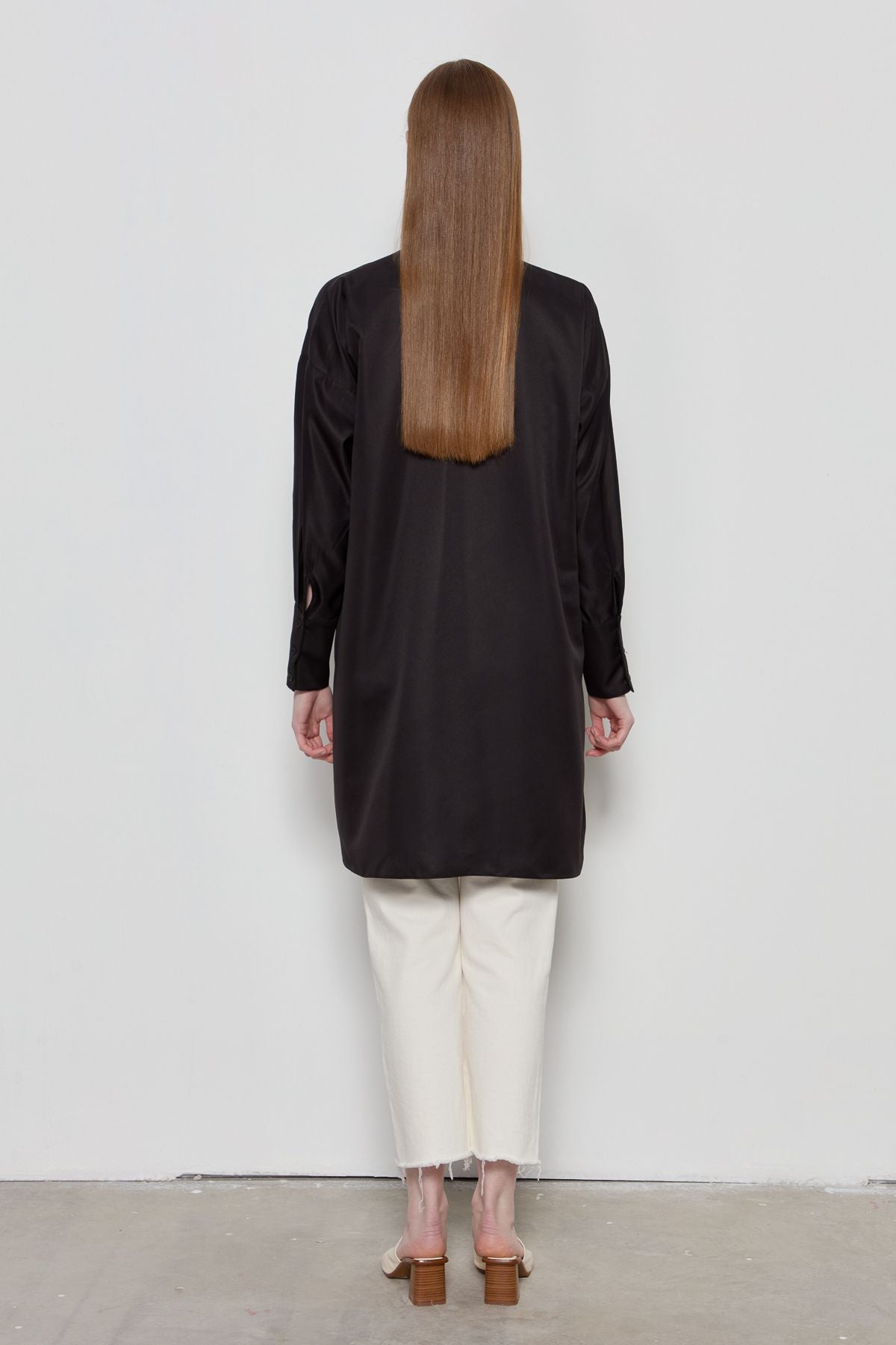 Dad Gömlek Siyah - Fatma Atasoy