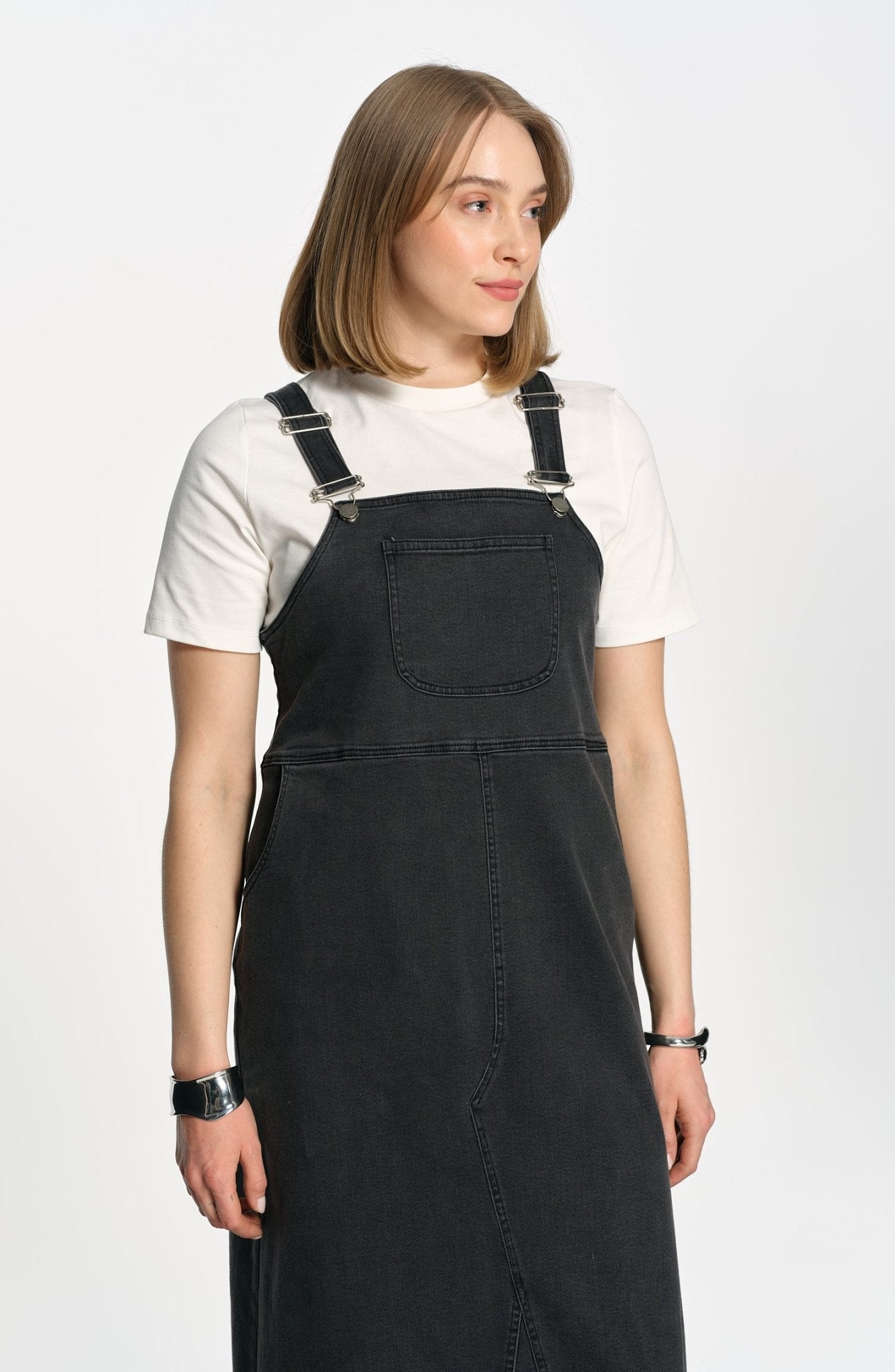 Denim Gri Salopet - Fatma Atasoy