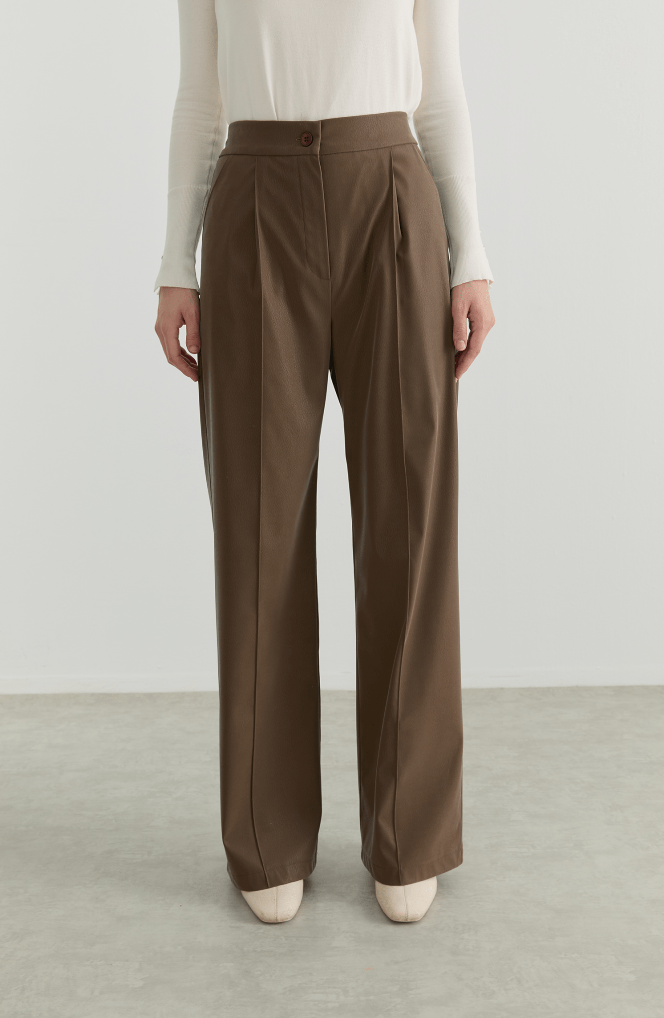 Deri Vizon Palazzo Pantolon - Fatma Atasoy