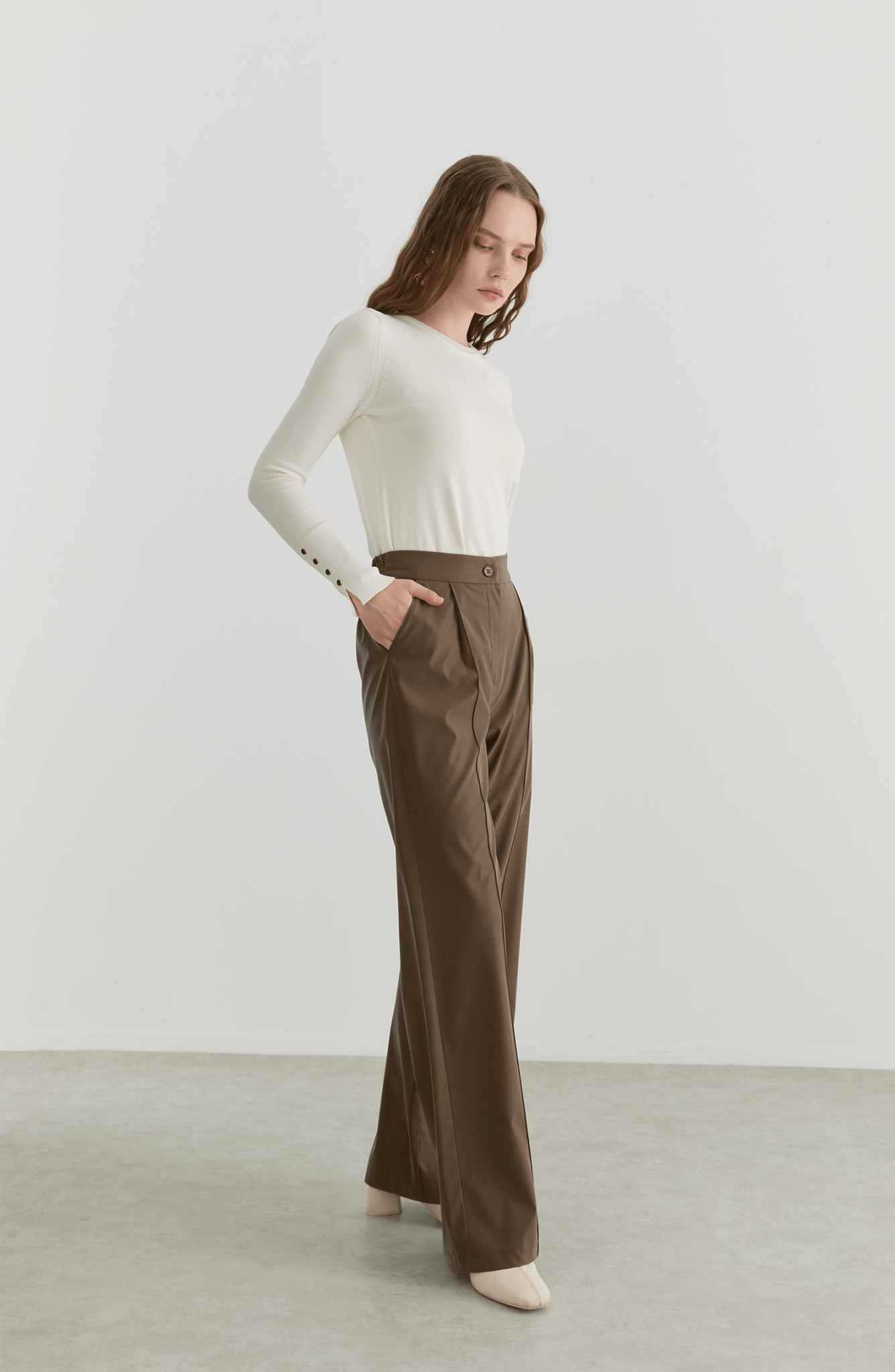 Deri Vizon Palazzo Pantolon - Fatma Atasoy