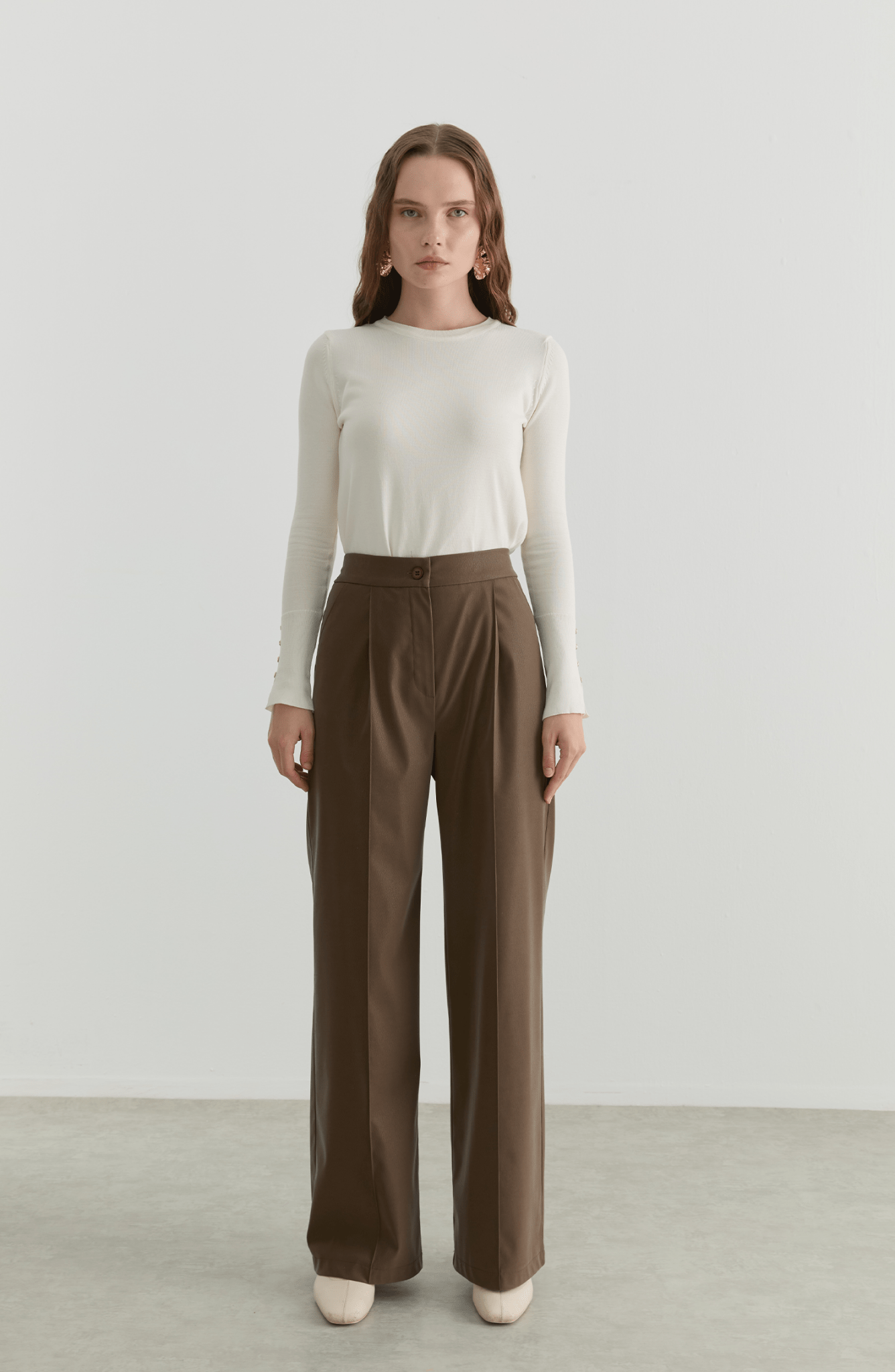 Deri Vizon Palazzo Pantolon - Fatma Atasoy