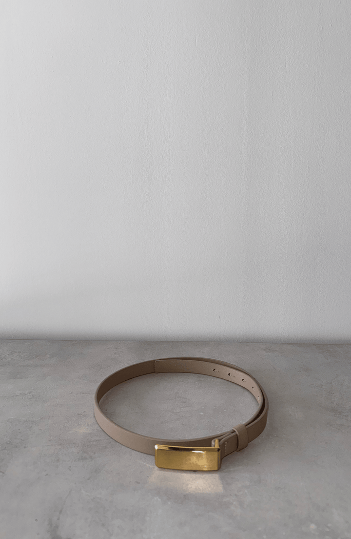 Dikdörtgen Toka Detaylı Taş Kemer - Fatma Atasoy