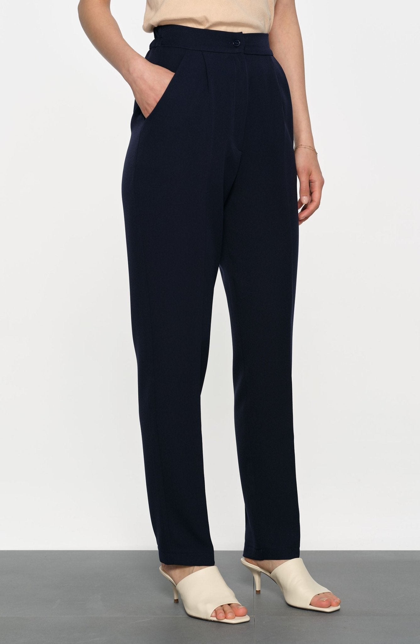 Double Fit Pantolon Lacivert - Fatma Atasoy