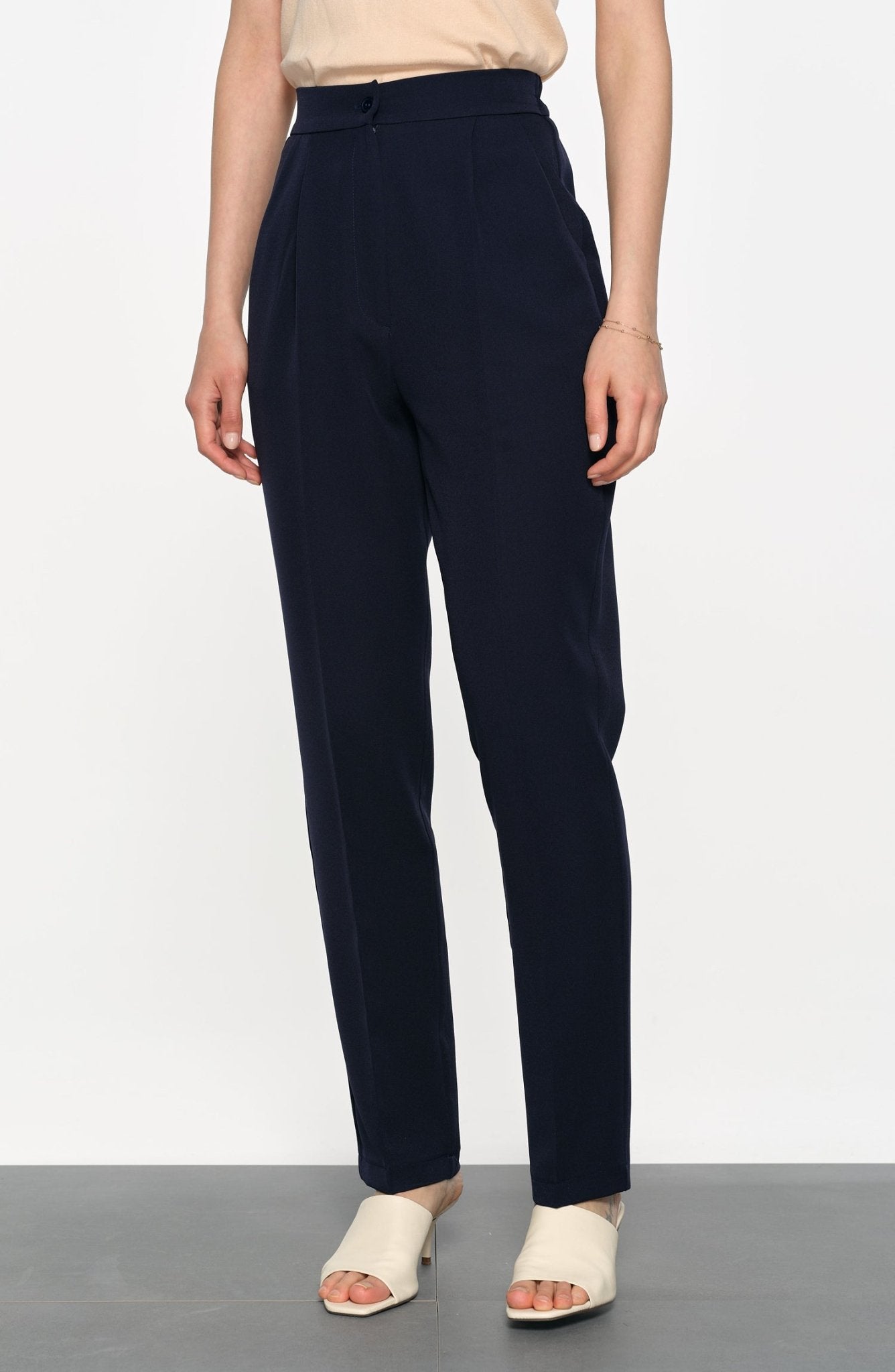Double Fit Pantolon Lacivert - Fatma Atasoy