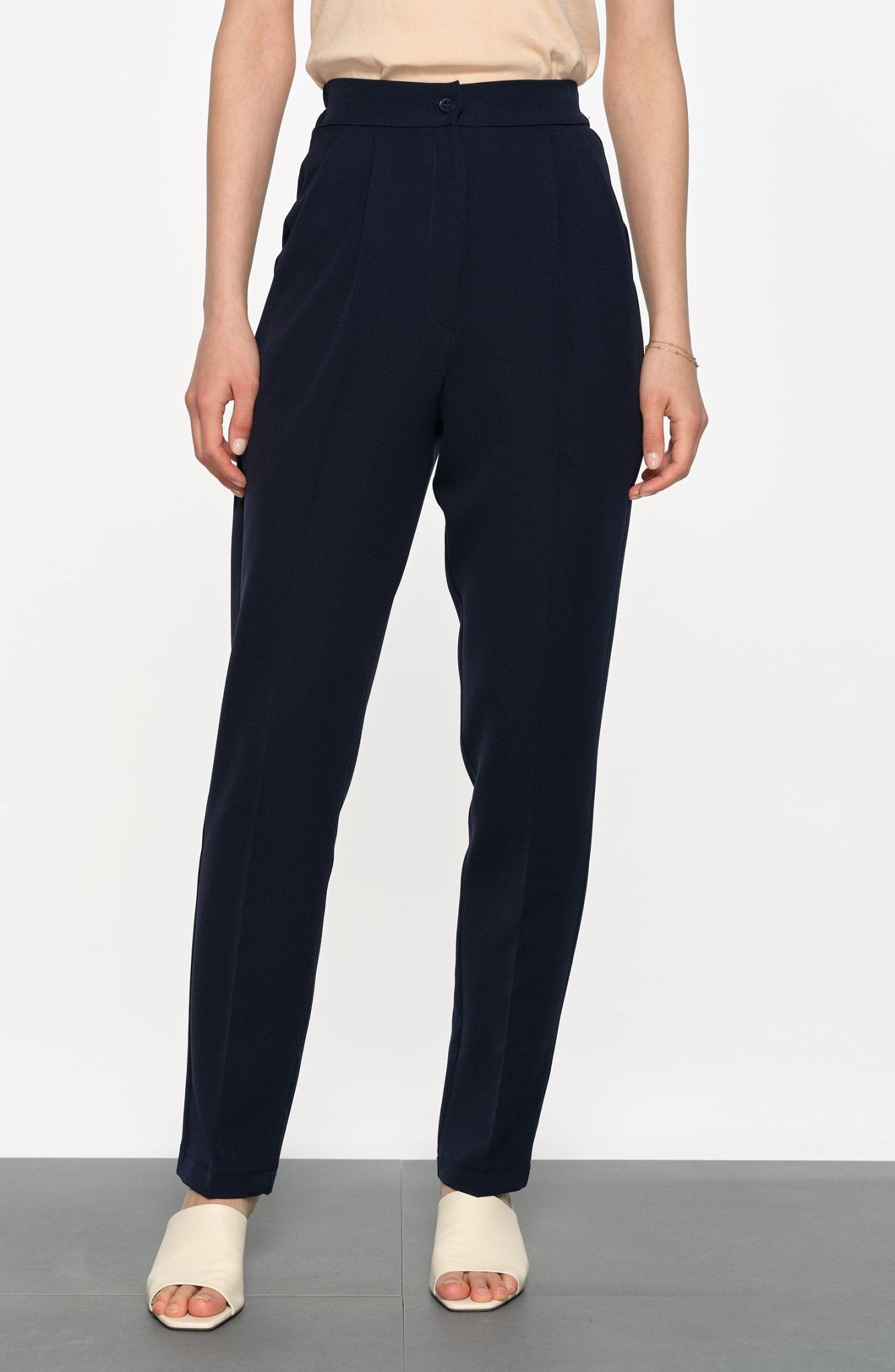 Double Fit Pantolon Lacivert - Fatma Atasoy