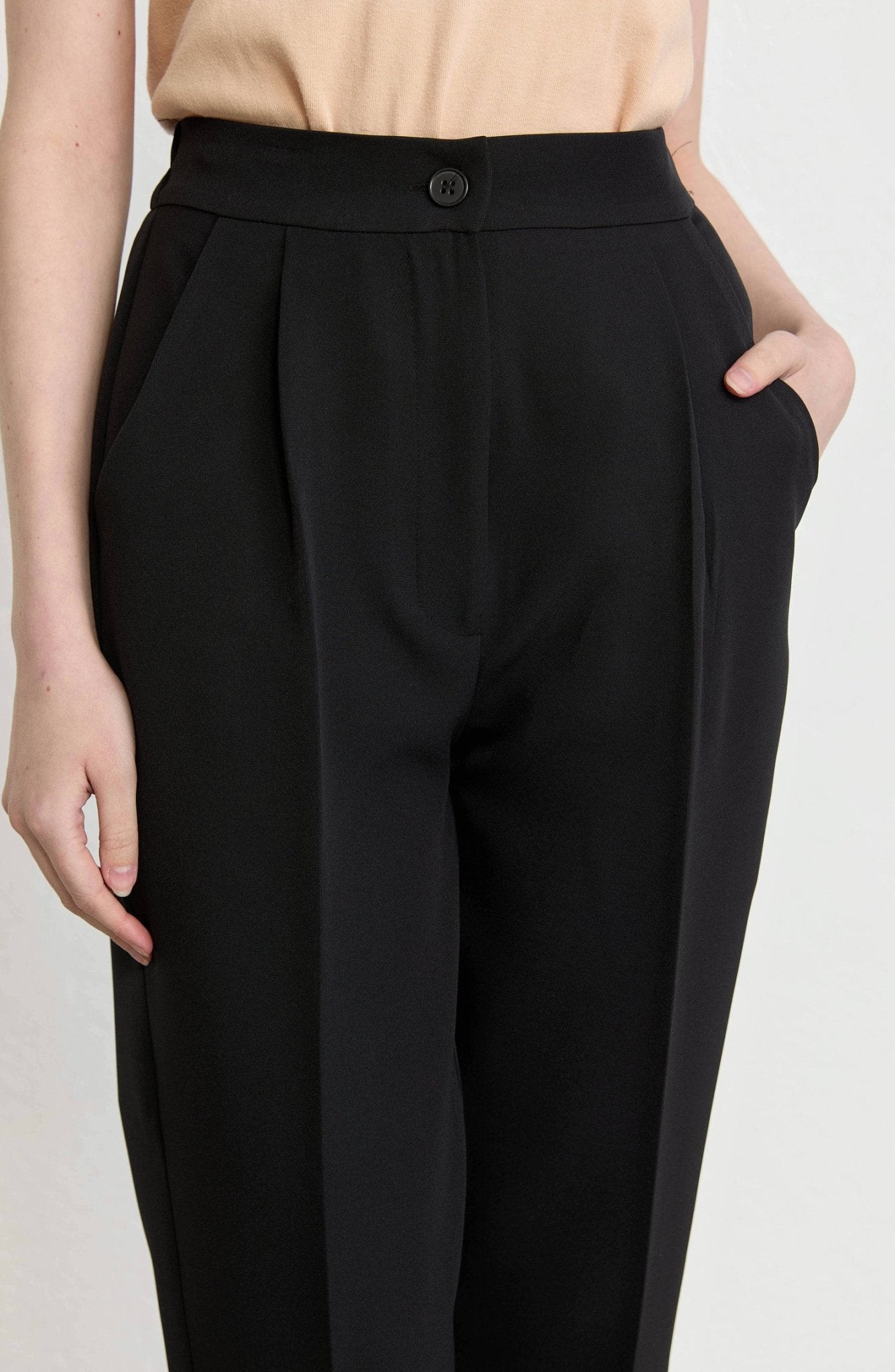 Double Siyah Fit Pantolon - Fatma Atasoy